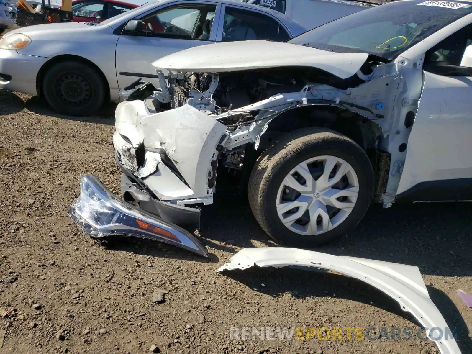 9 Photograph of a damaged car JTNKHMBX4K1027424 TOYOTA C-HR 2019