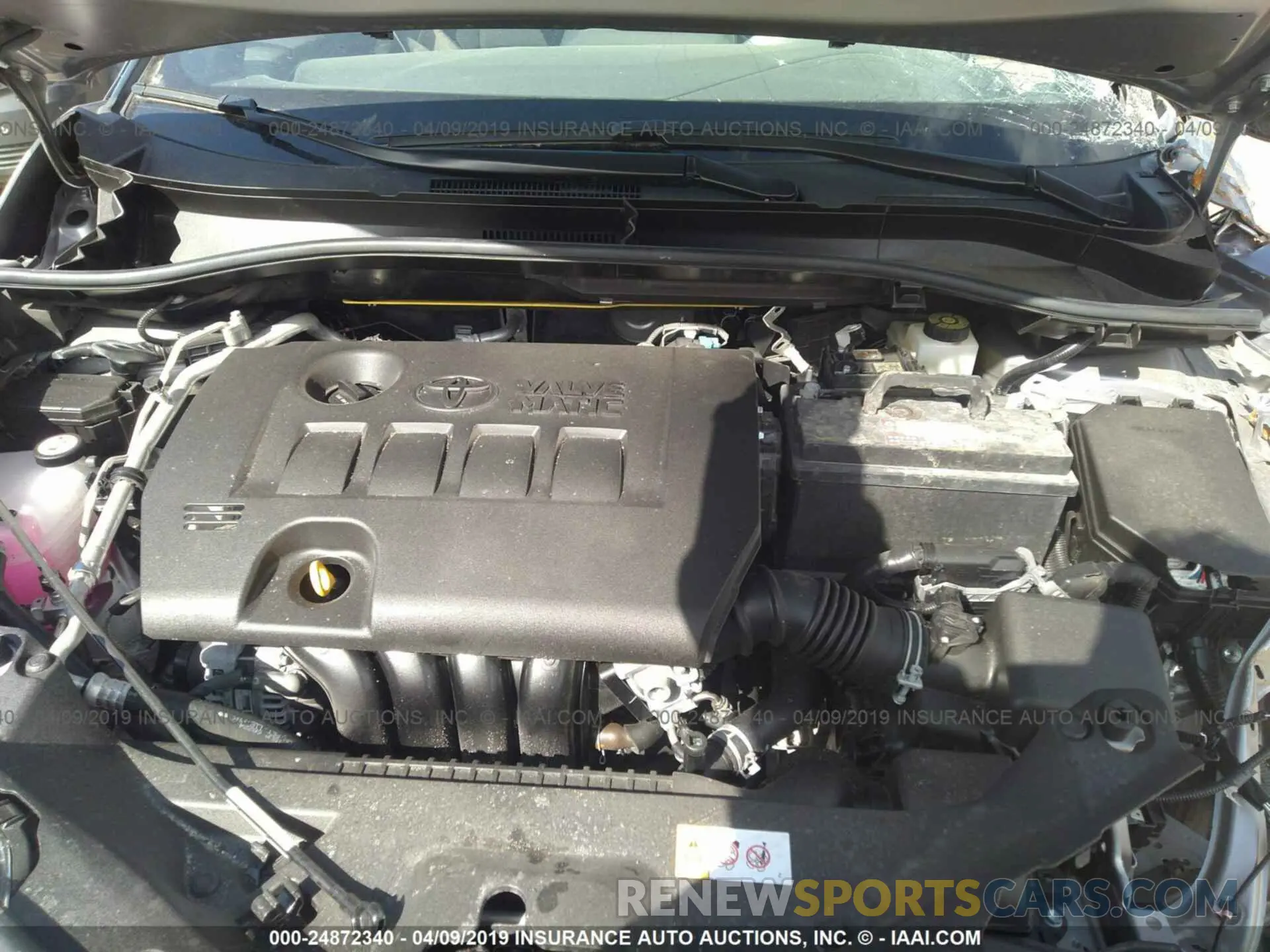 10 Photograph of a damaged car JTNKHMBX4K1029979 TOYOTA C-HR 2019