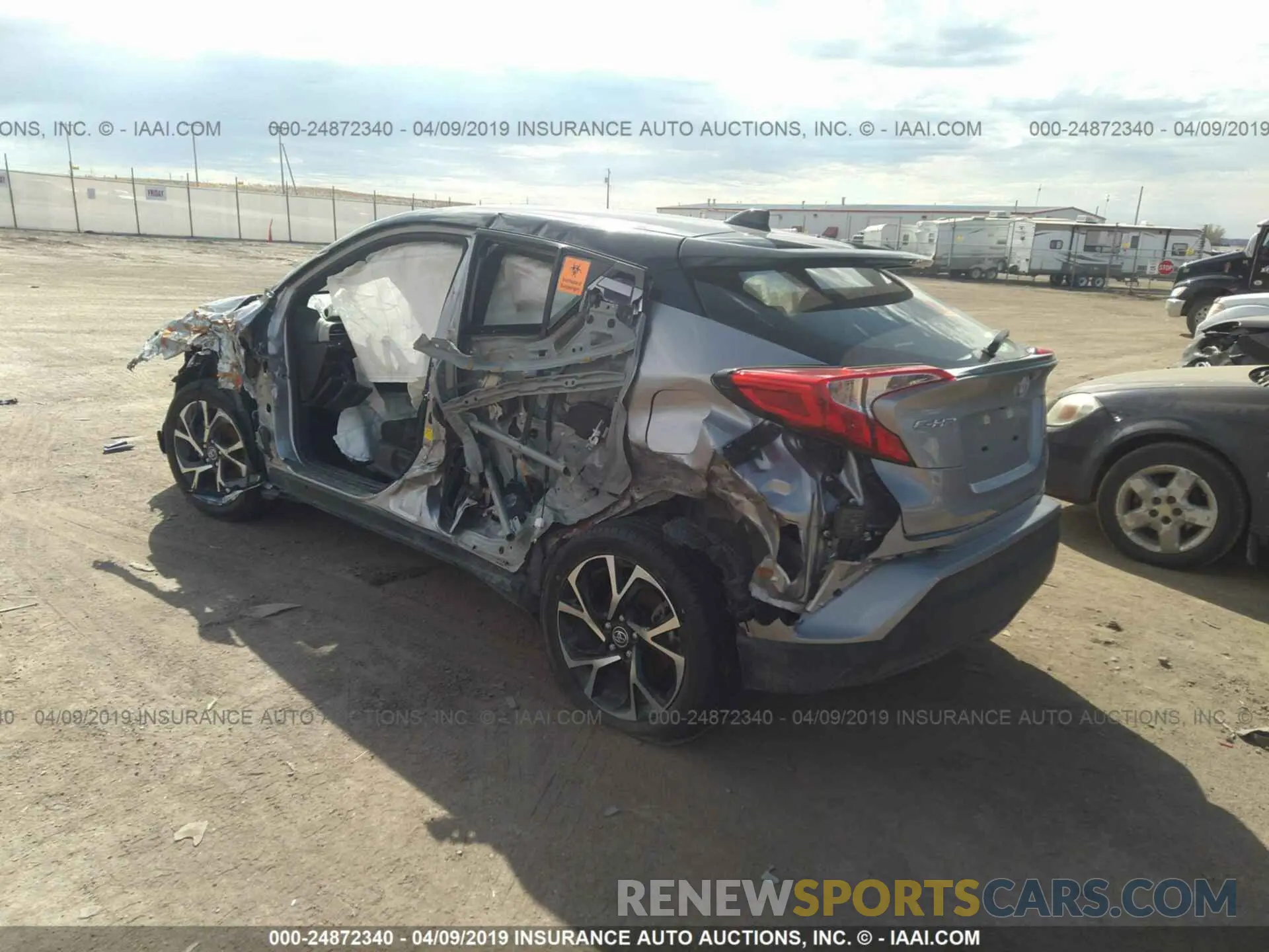 3 Photograph of a damaged car JTNKHMBX4K1029979 TOYOTA C-HR 2019