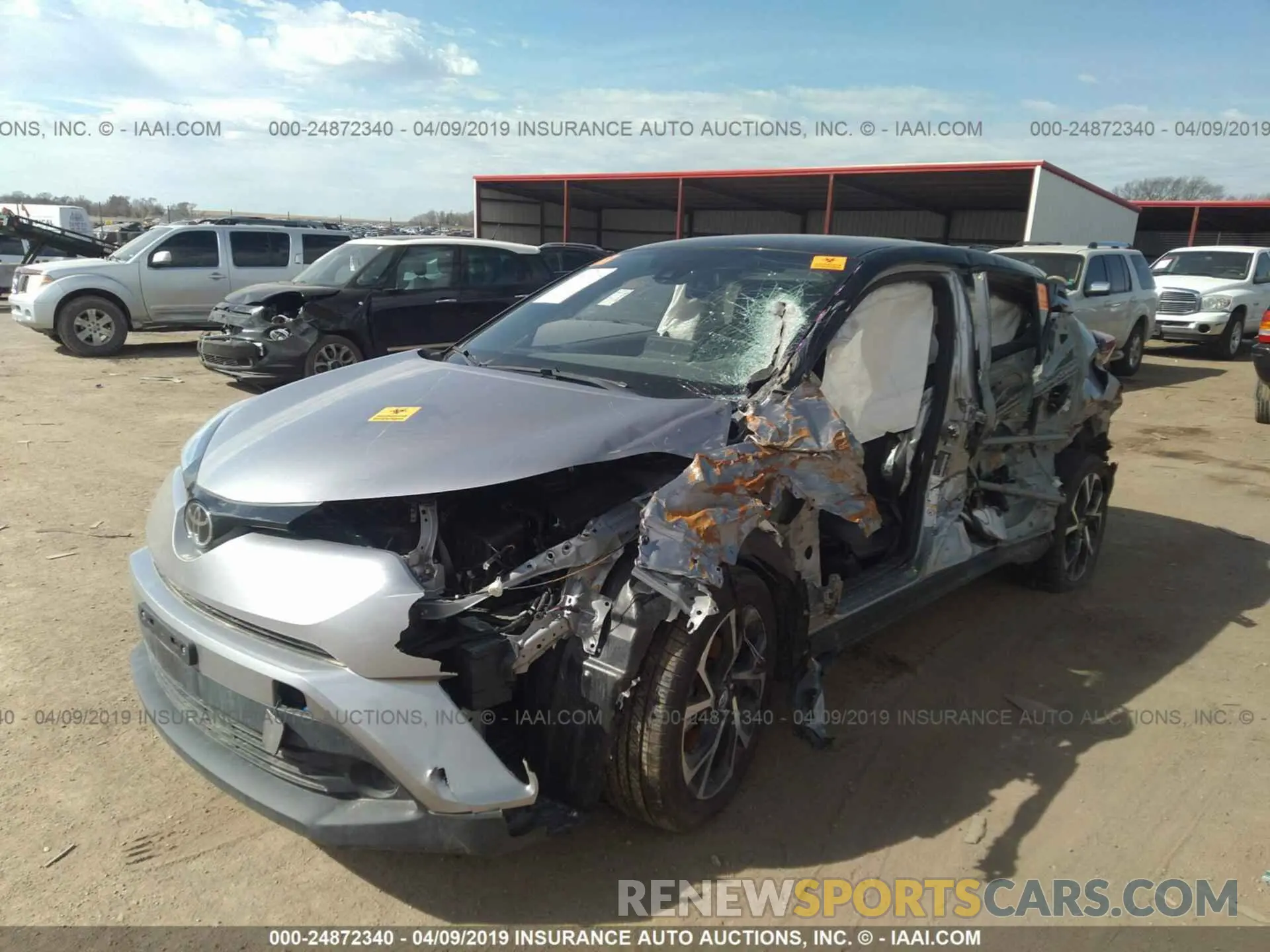 6 Photograph of a damaged car JTNKHMBX4K1029979 TOYOTA C-HR 2019
