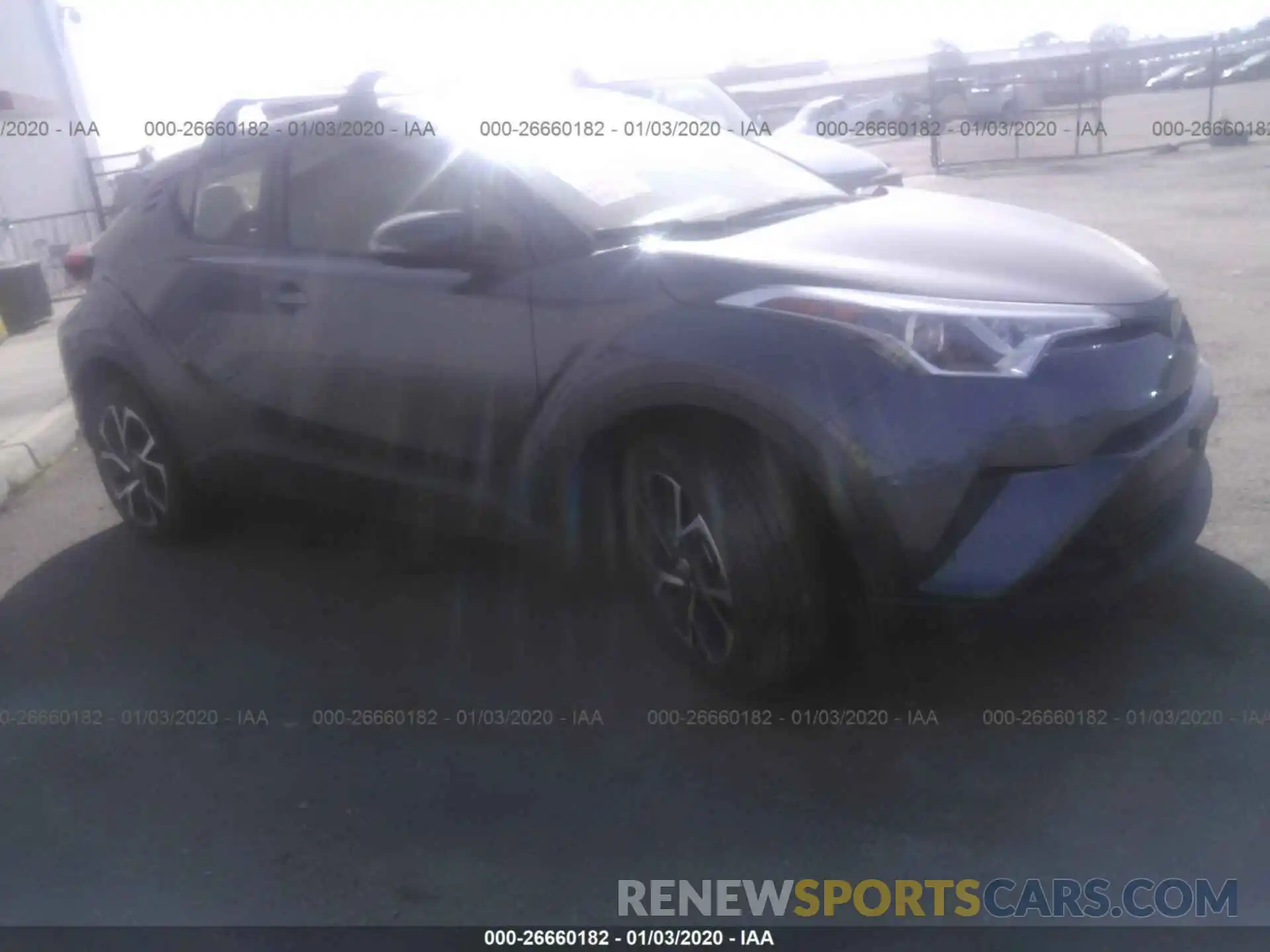 1 Photograph of a damaged car JTNKHMBX4K1030243 TOYOTA C-HR 2019