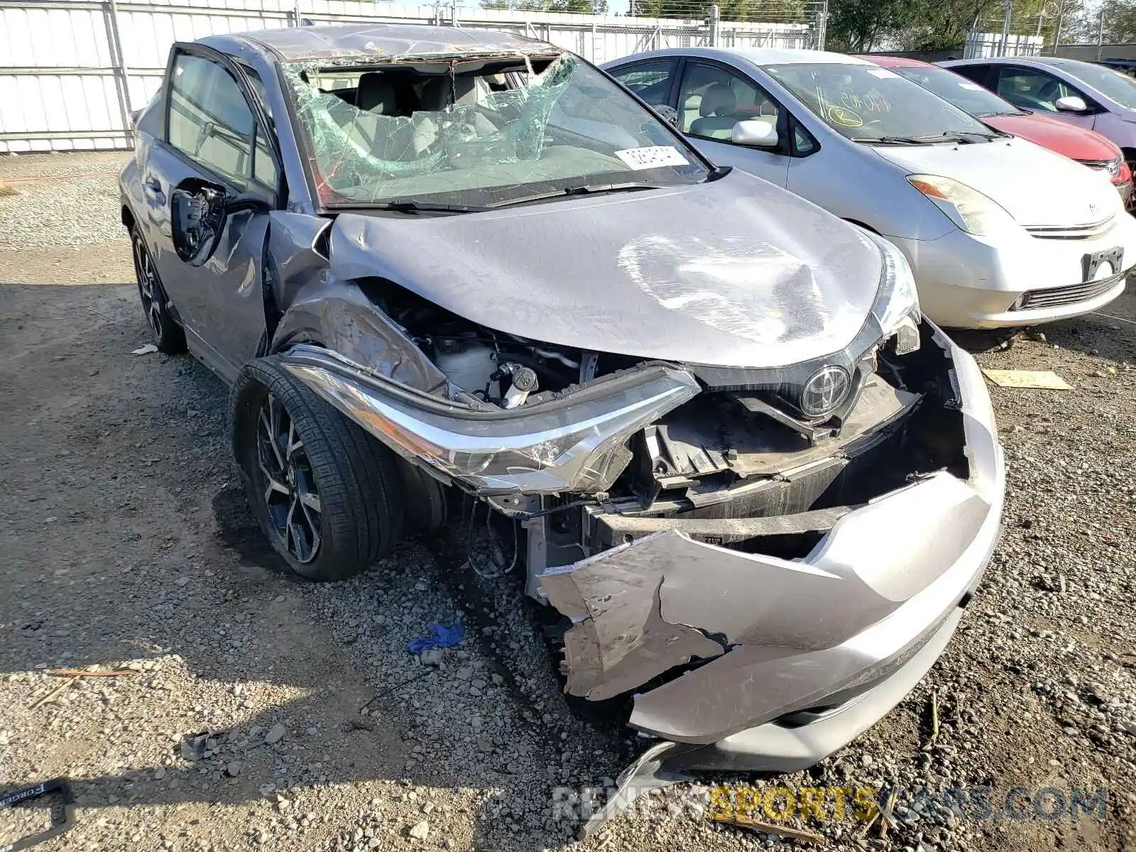 1 Photograph of a damaged car JTNKHMBX4K1030260 TOYOTA C-HR 2019