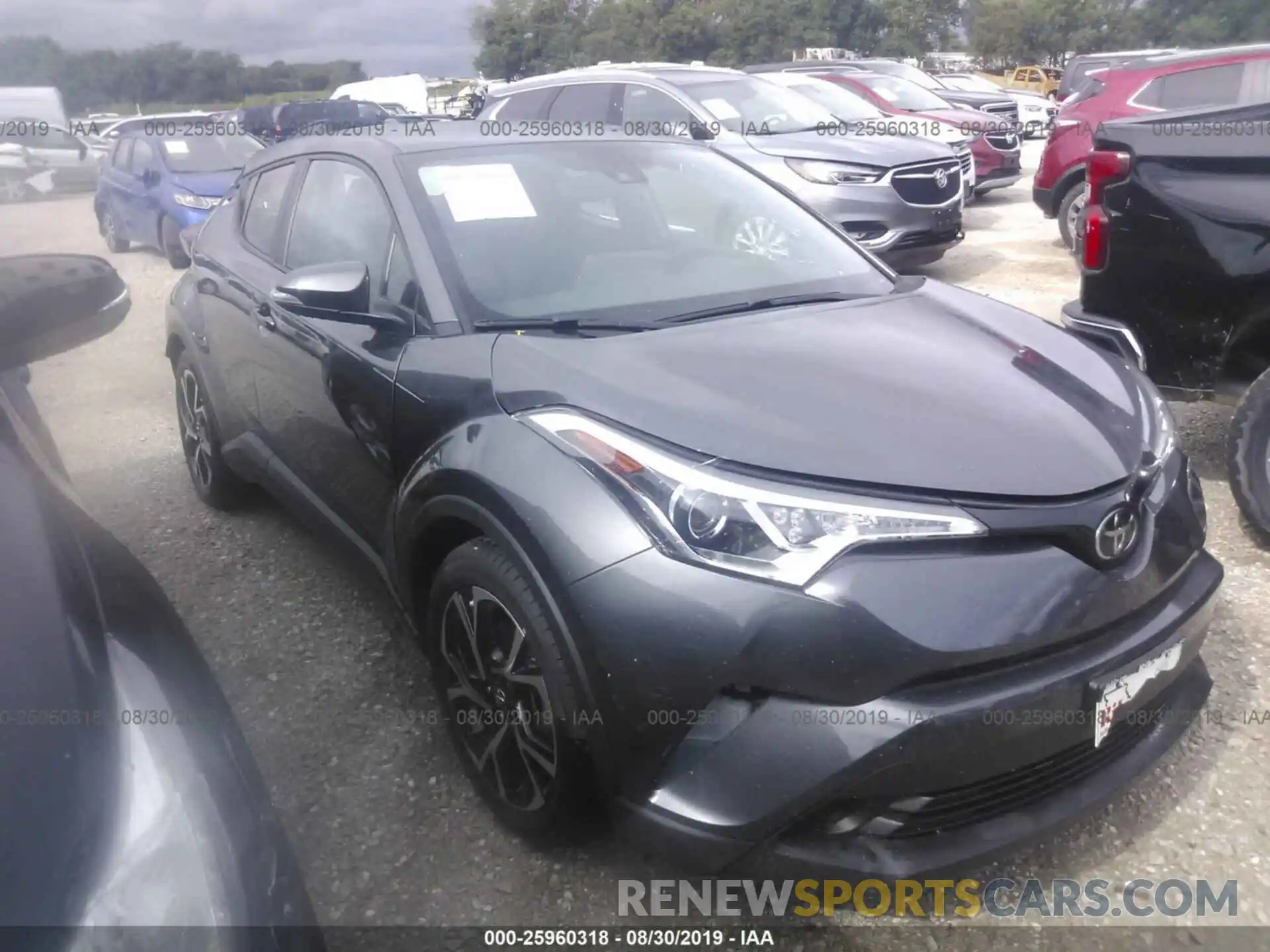 1 Photograph of a damaged car JTNKHMBX4K1032171 TOYOTA C-HR 2019