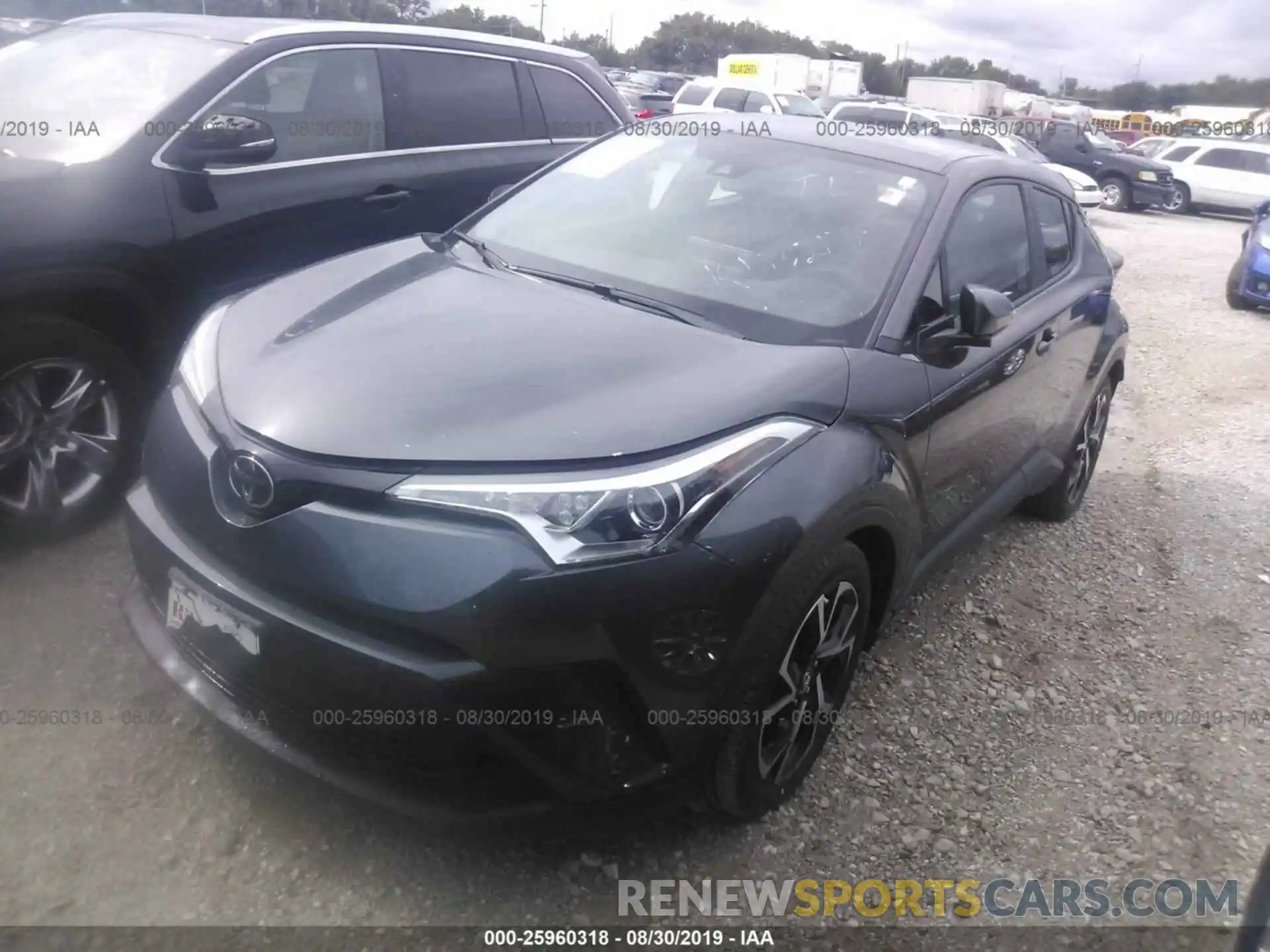 2 Photograph of a damaged car JTNKHMBX4K1032171 TOYOTA C-HR 2019