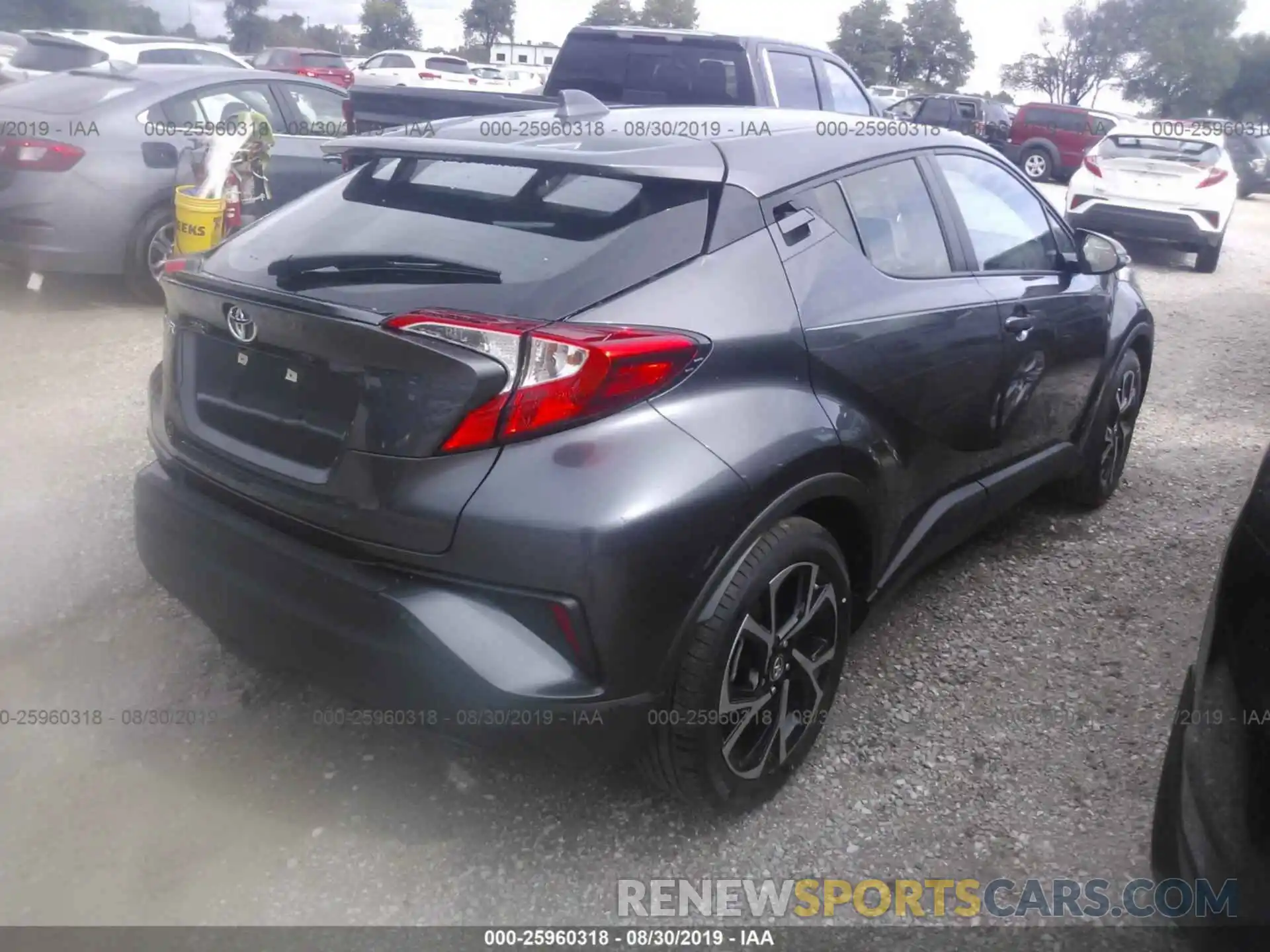 4 Photograph of a damaged car JTNKHMBX4K1032171 TOYOTA C-HR 2019