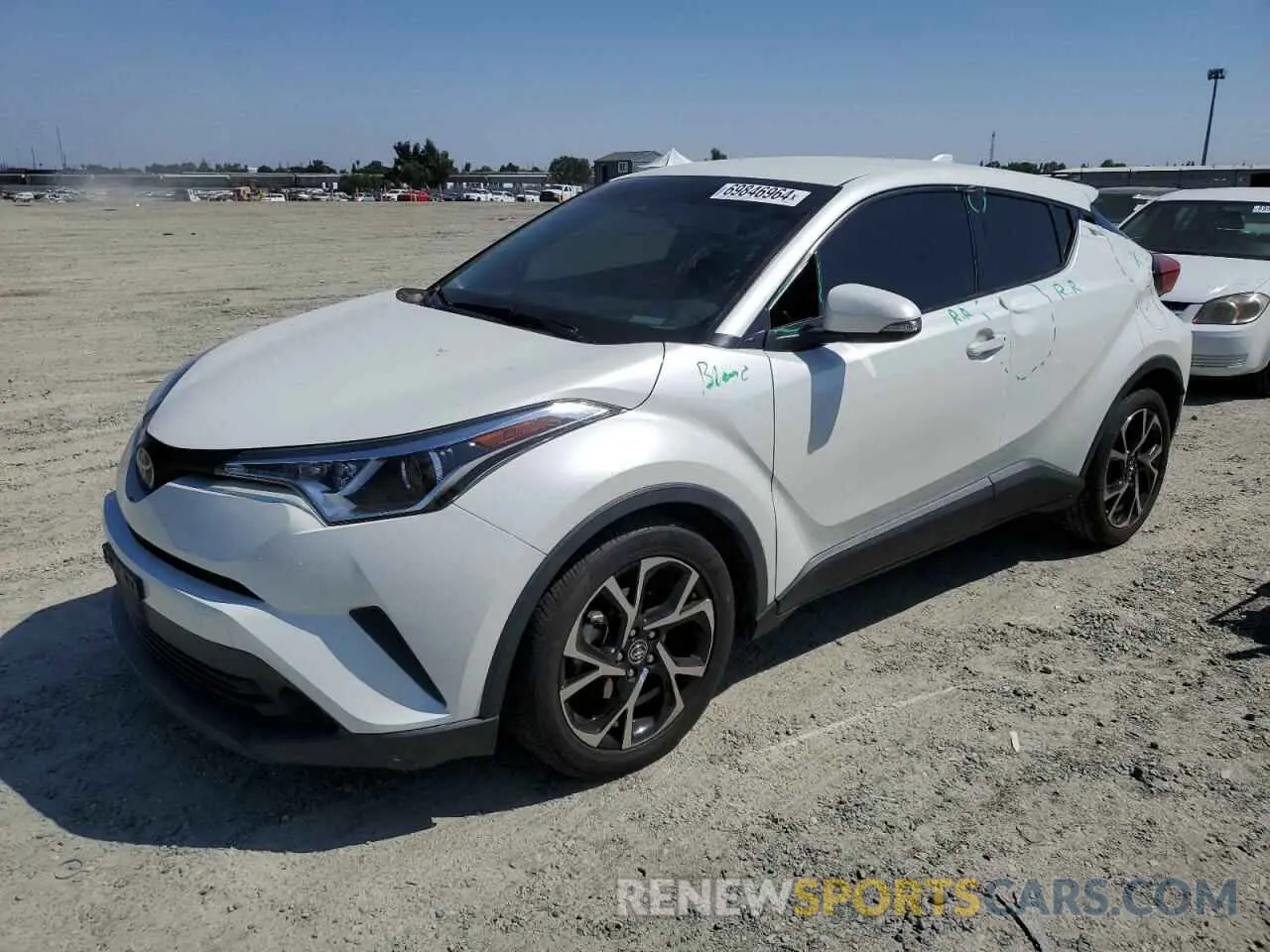 1 Photograph of a damaged car JTNKHMBX4K1032610 TOYOTA C-HR 2019