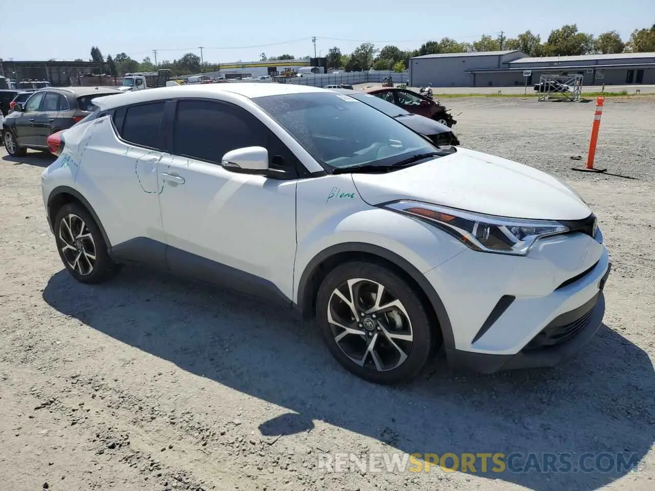 4 Photograph of a damaged car JTNKHMBX4K1032610 TOYOTA C-HR 2019
