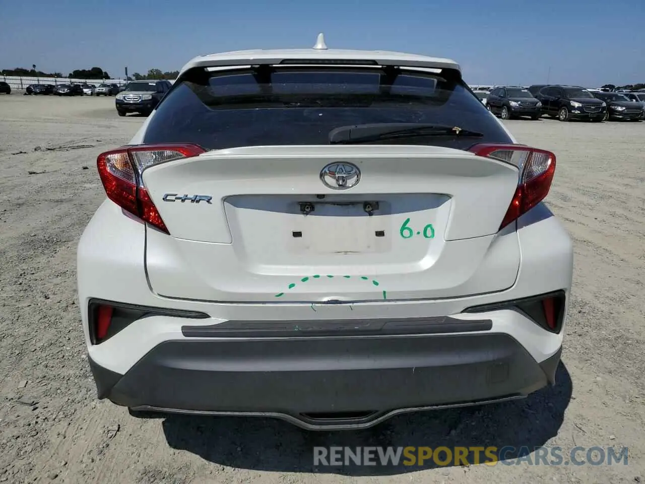 6 Photograph of a damaged car JTNKHMBX4K1032610 TOYOTA C-HR 2019
