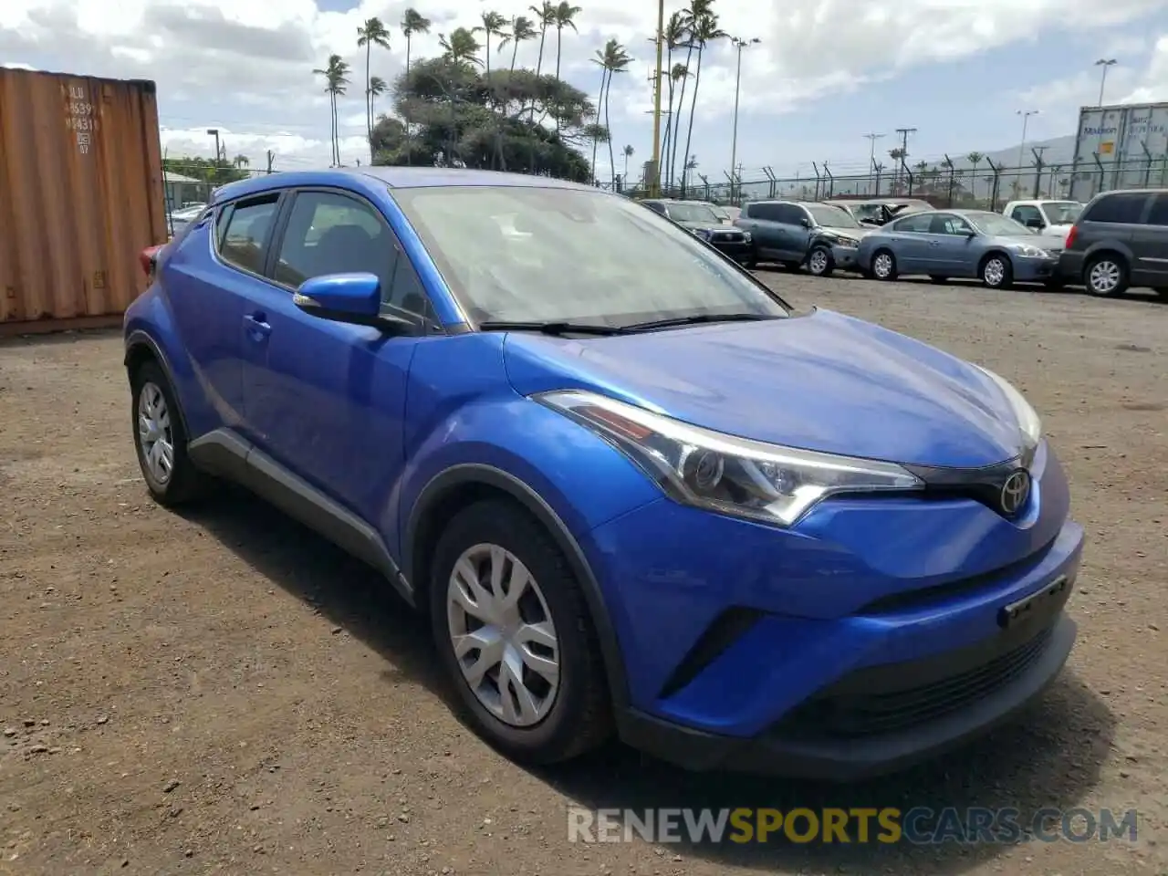 1 Photograph of a damaged car JTNKHMBX4K1033112 TOYOTA C-HR 2019