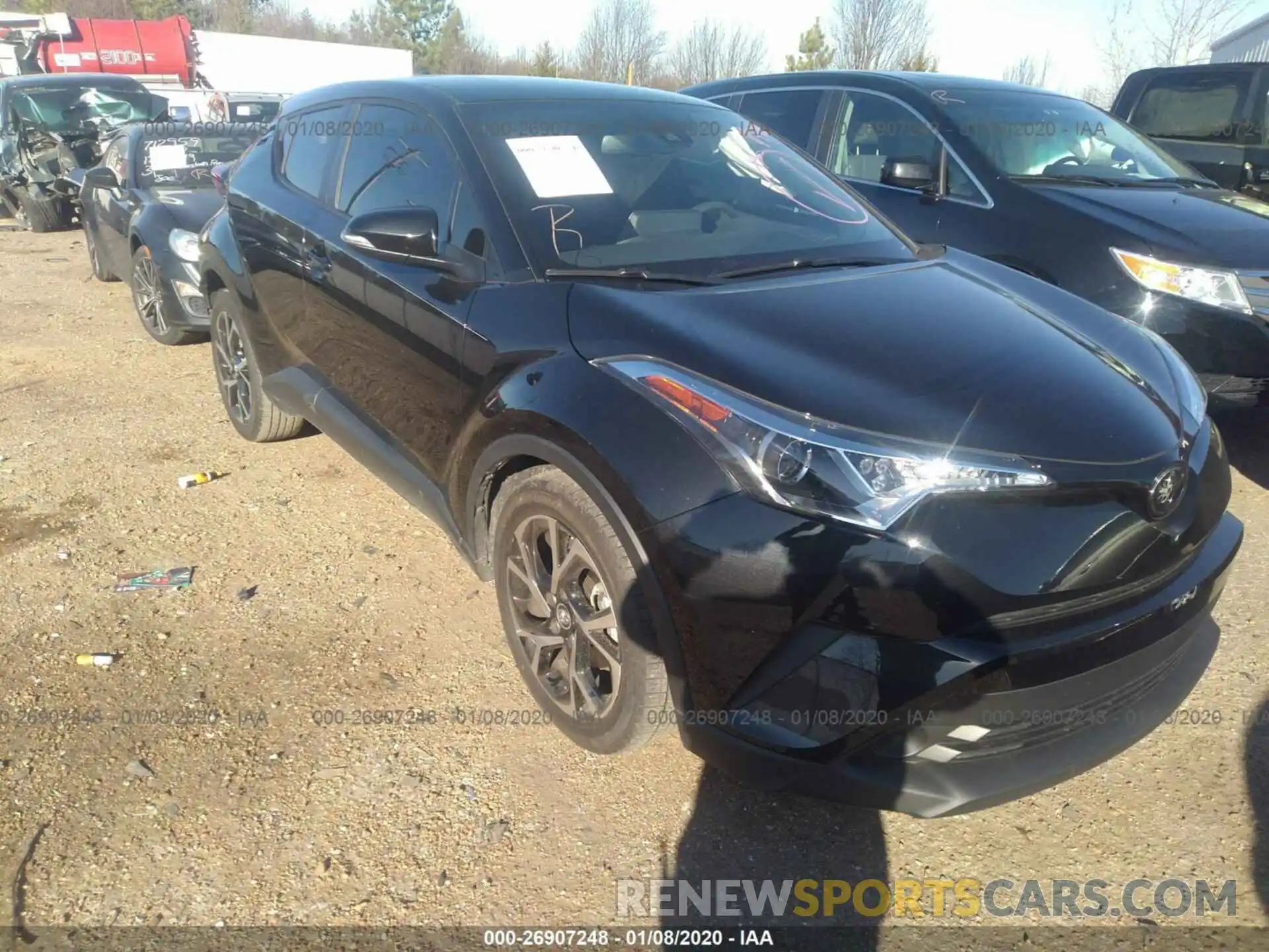 1 Photograph of a damaged car JTNKHMBX4K1039976 TOYOTA C-HR 2019