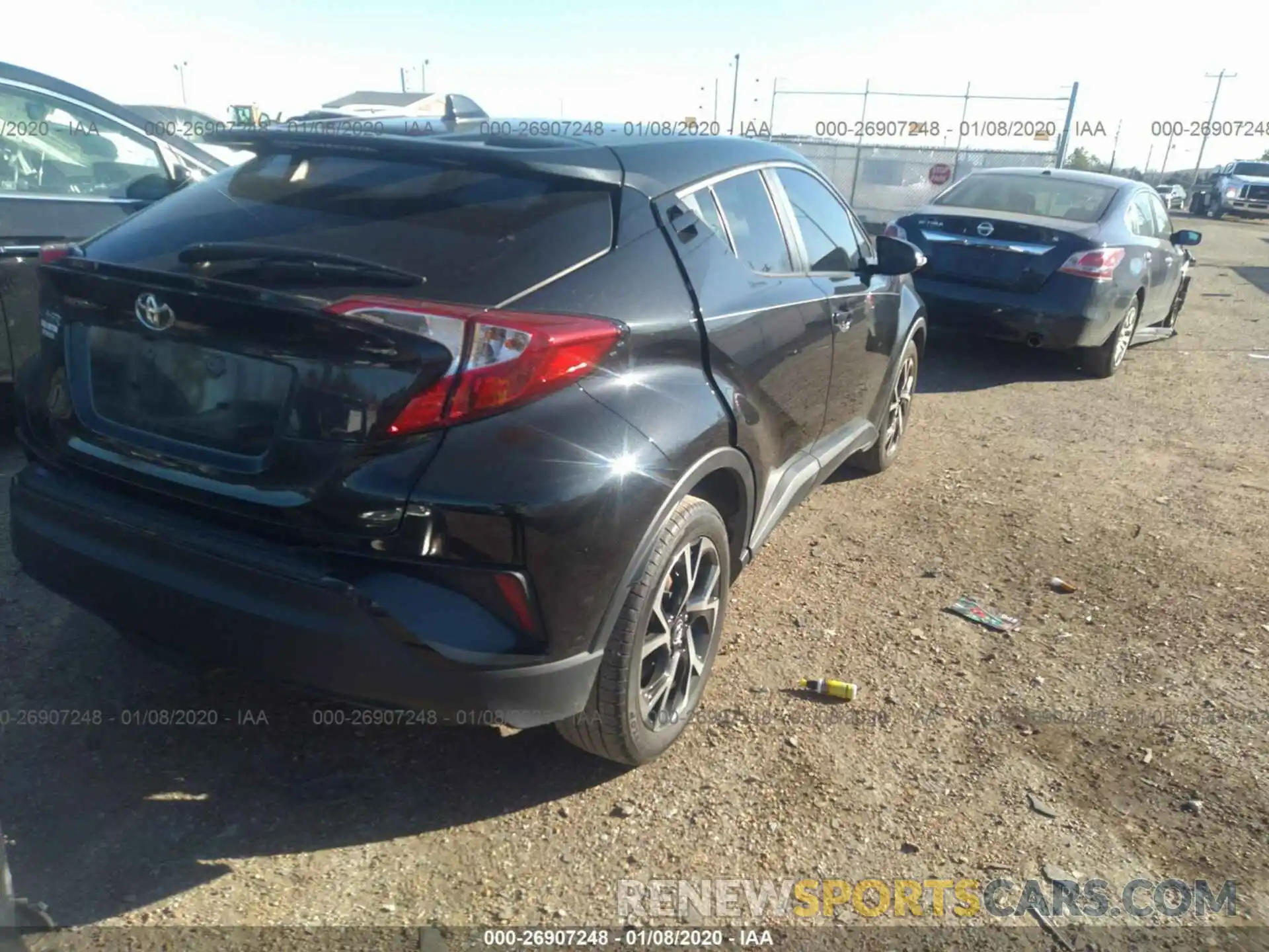 4 Photograph of a damaged car JTNKHMBX4K1039976 TOYOTA C-HR 2019