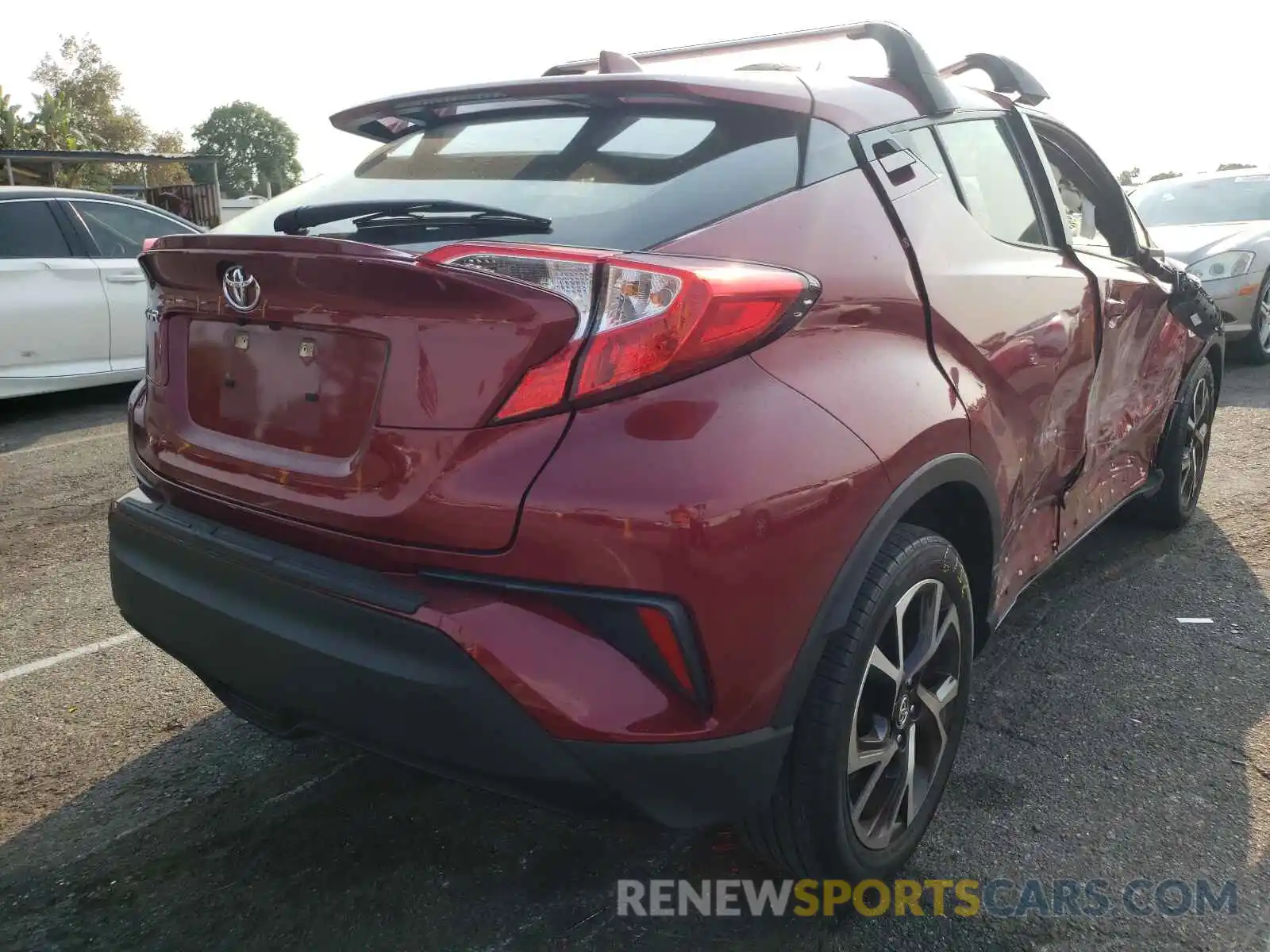 4 Photograph of a damaged car JTNKHMBX4K1040674 TOYOTA C-HR 2019