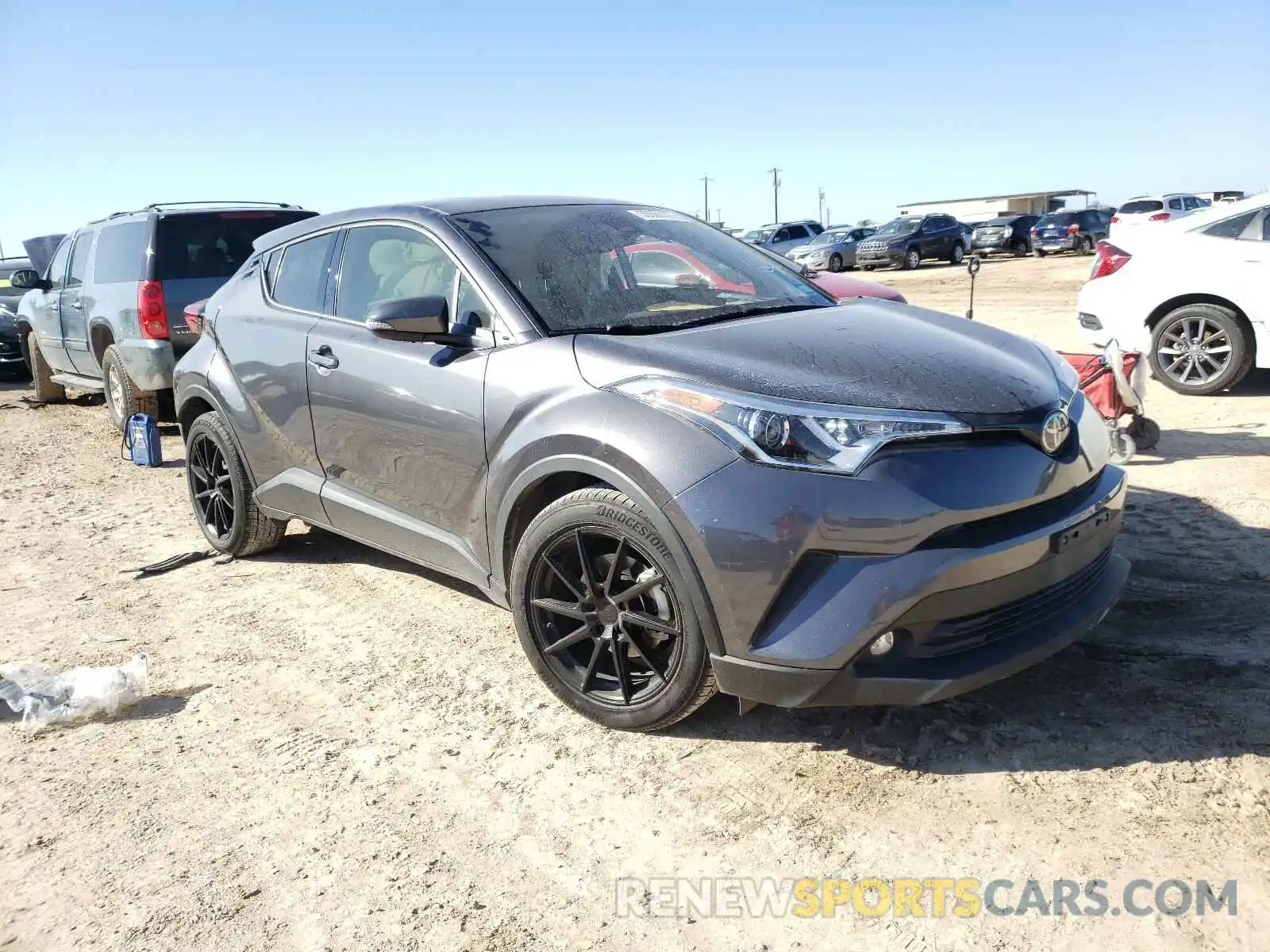 1 Photograph of a damaged car JTNKHMBX4K1043364 TOYOTA C-HR 2019