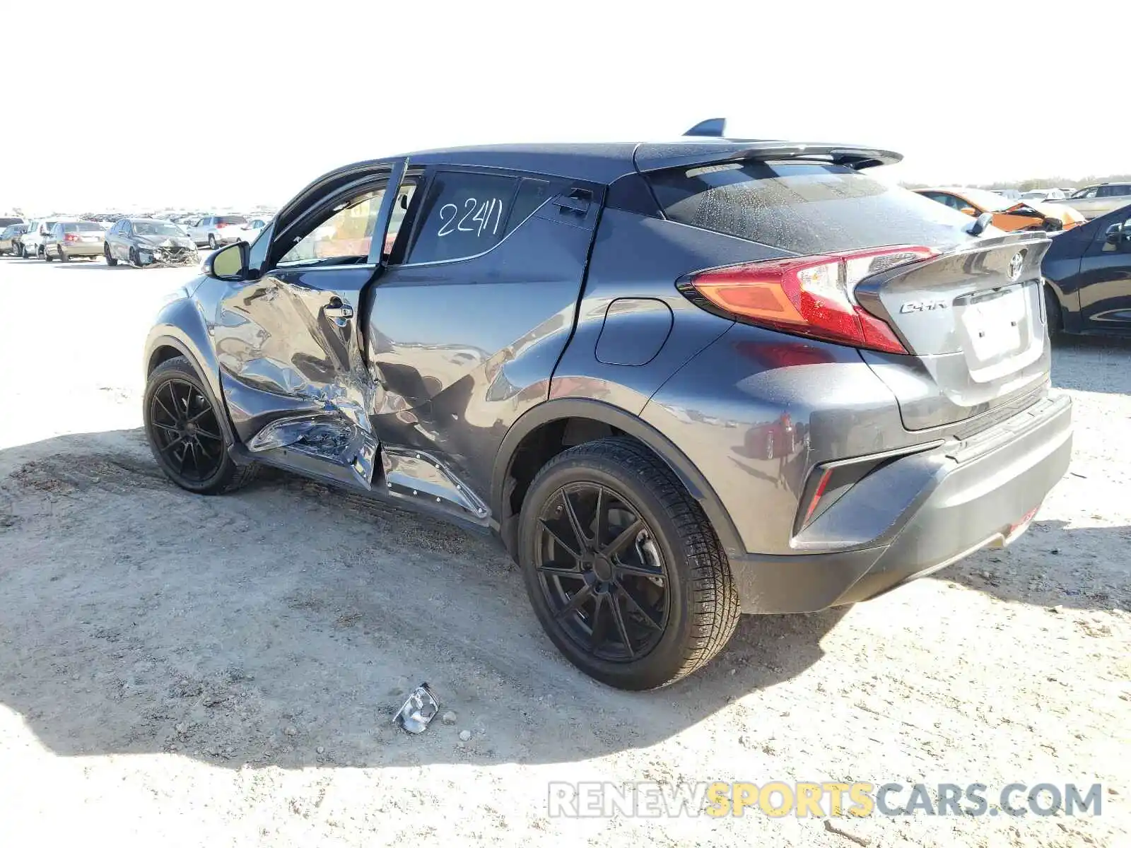 3 Photograph of a damaged car JTNKHMBX4K1043364 TOYOTA C-HR 2019