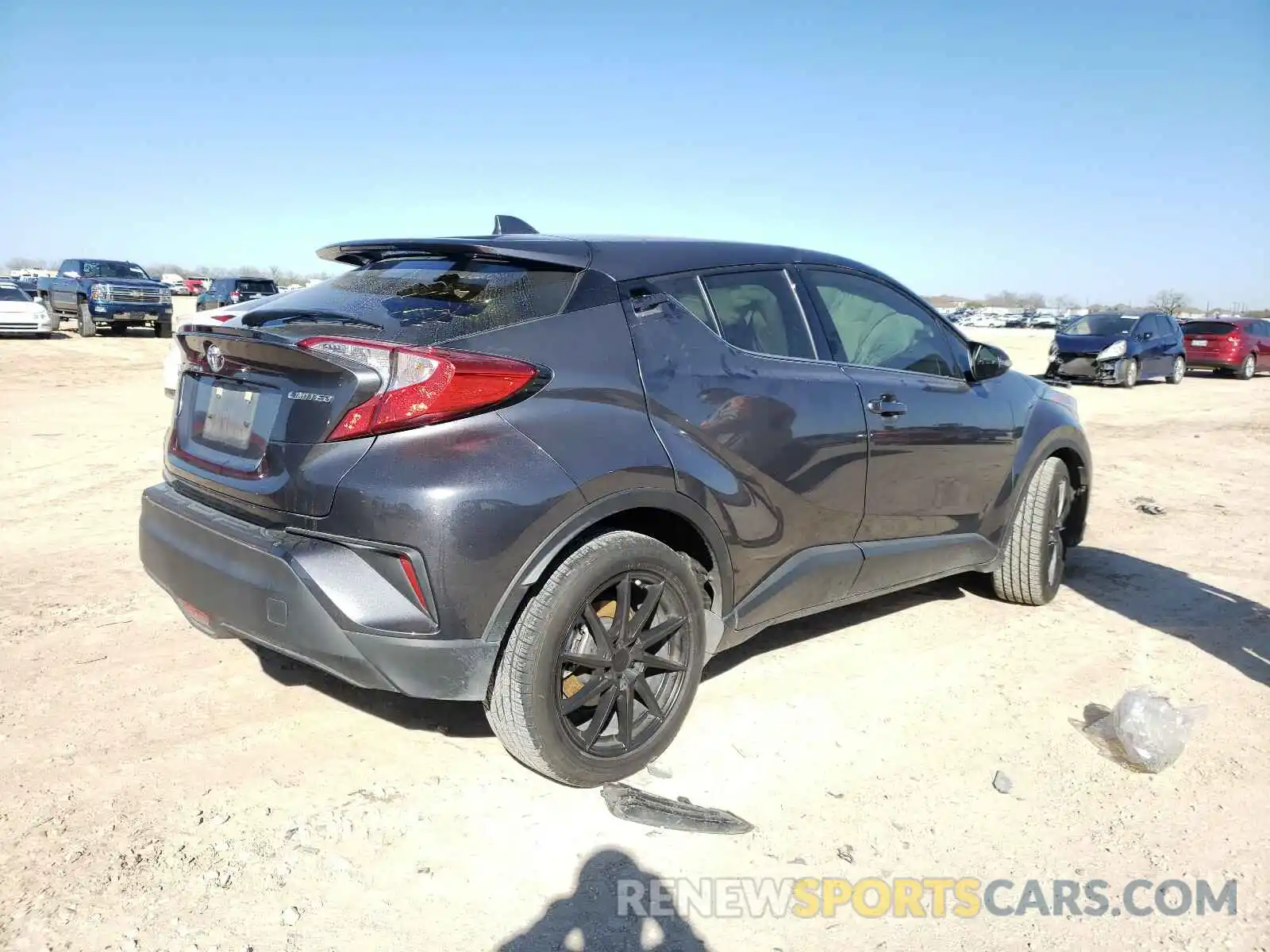 4 Photograph of a damaged car JTNKHMBX4K1043364 TOYOTA C-HR 2019