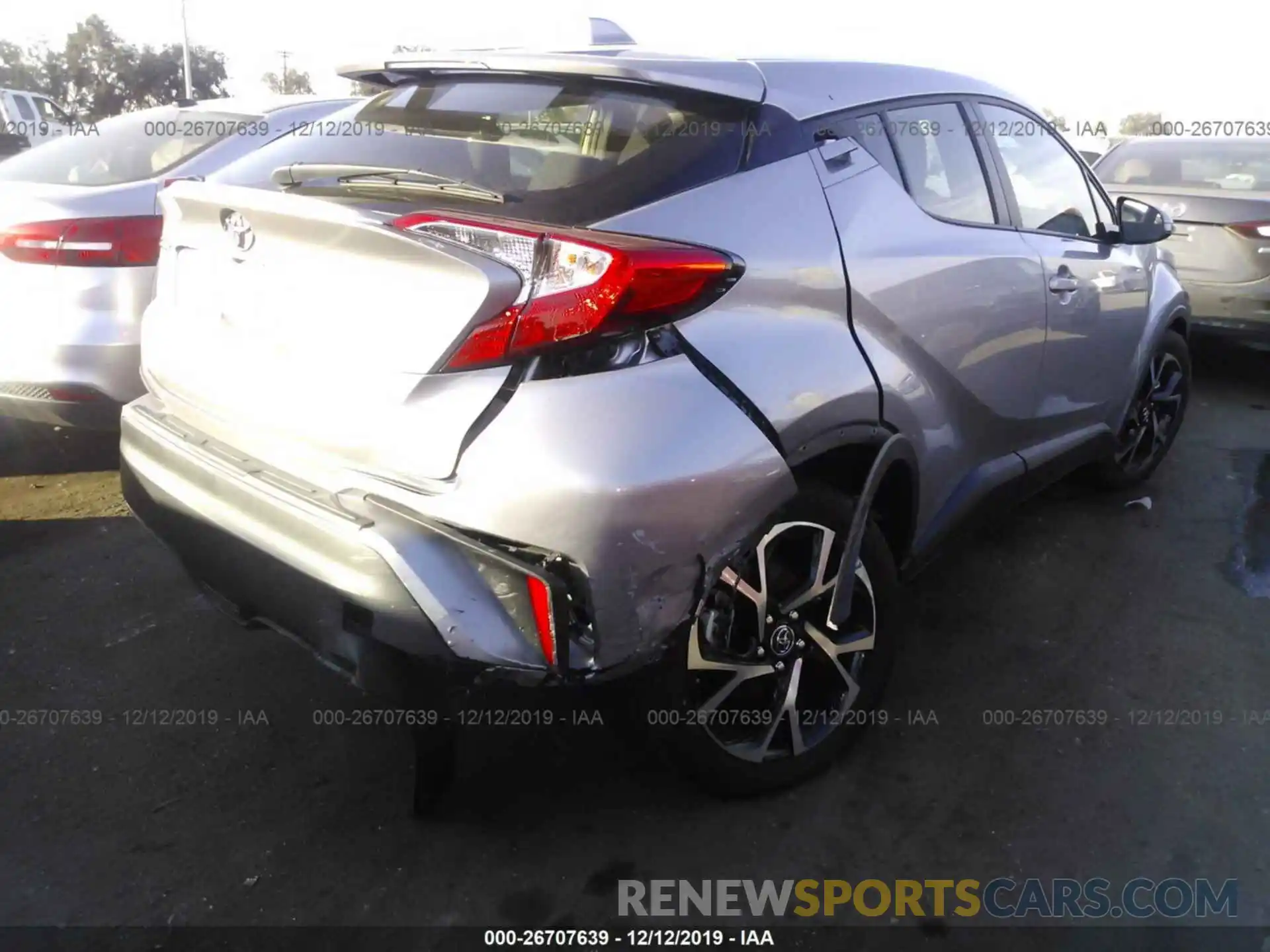 6 Photograph of a damaged car JTNKHMBX4K1044725 TOYOTA C-HR 2019