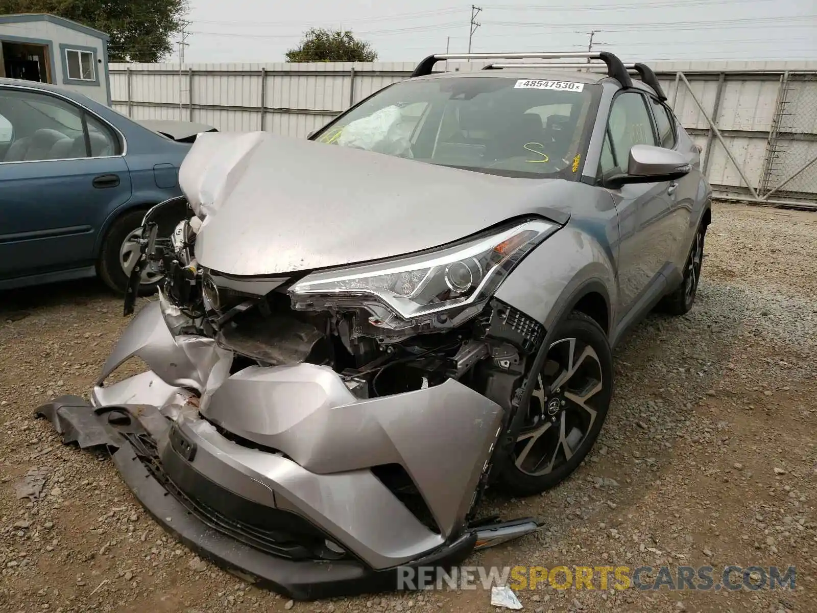 2 Photograph of a damaged car JTNKHMBX4K1047155 TOYOTA C-HR 2019