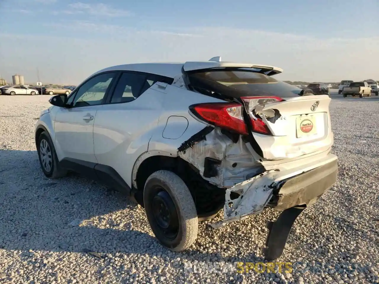 3 Photograph of a damaged car JTNKHMBX4K1047933 TOYOTA C-HR 2019