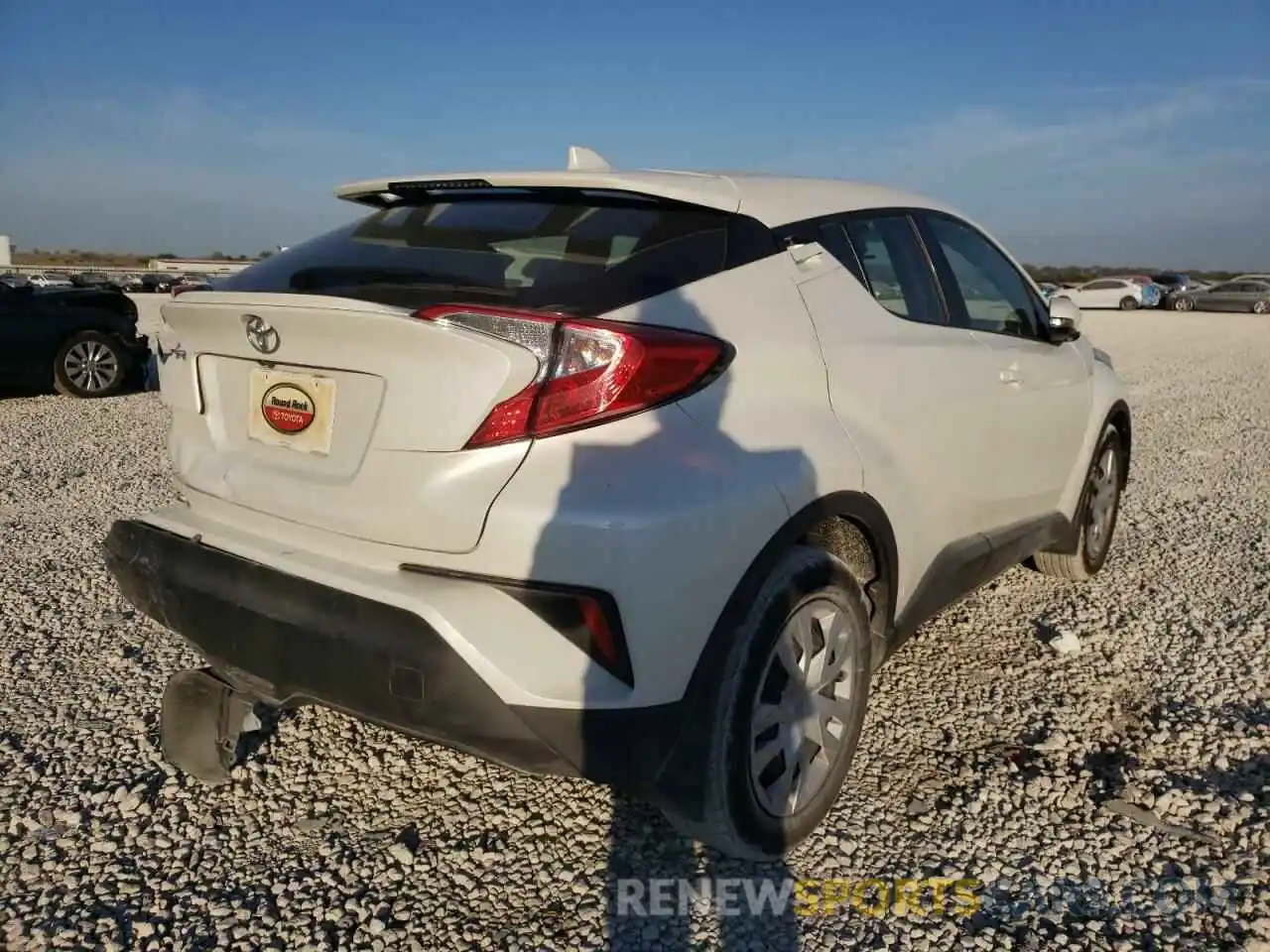 4 Photograph of a damaged car JTNKHMBX4K1047933 TOYOTA C-HR 2019