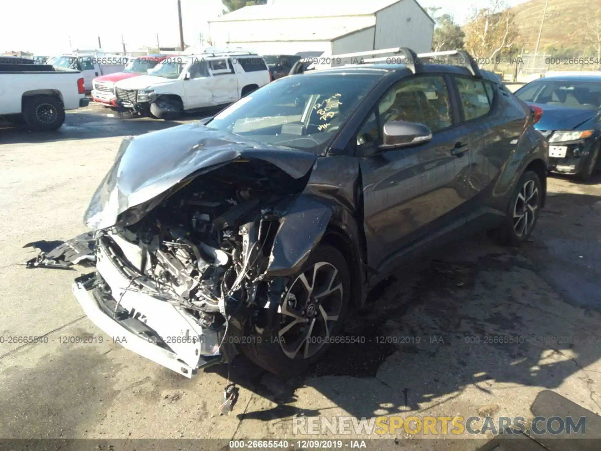 2 Photograph of a damaged car JTNKHMBX4K1048001 TOYOTA C-HR 2019