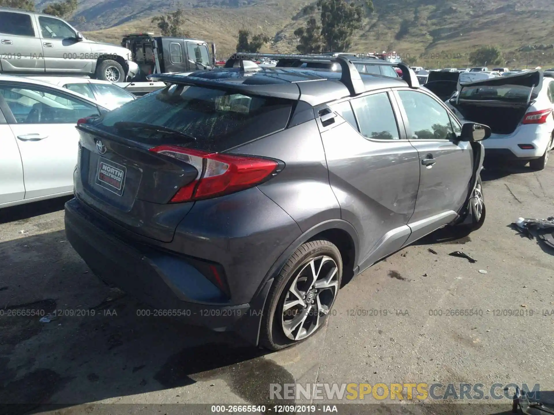 4 Photograph of a damaged car JTNKHMBX4K1048001 TOYOTA C-HR 2019