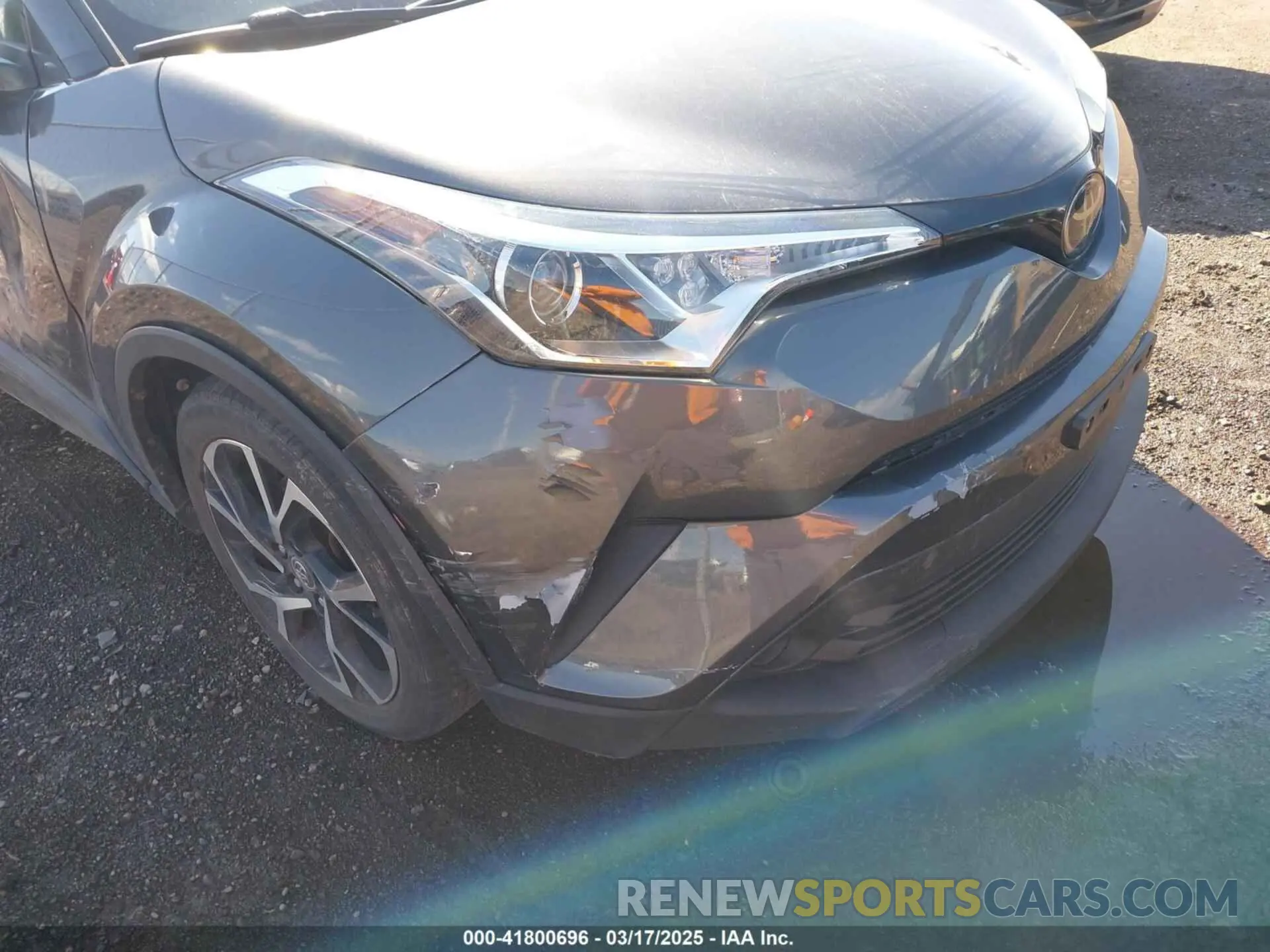 6 Photograph of a damaged car JTNKHMBX4K1048614 TOYOTA C-HR 2019