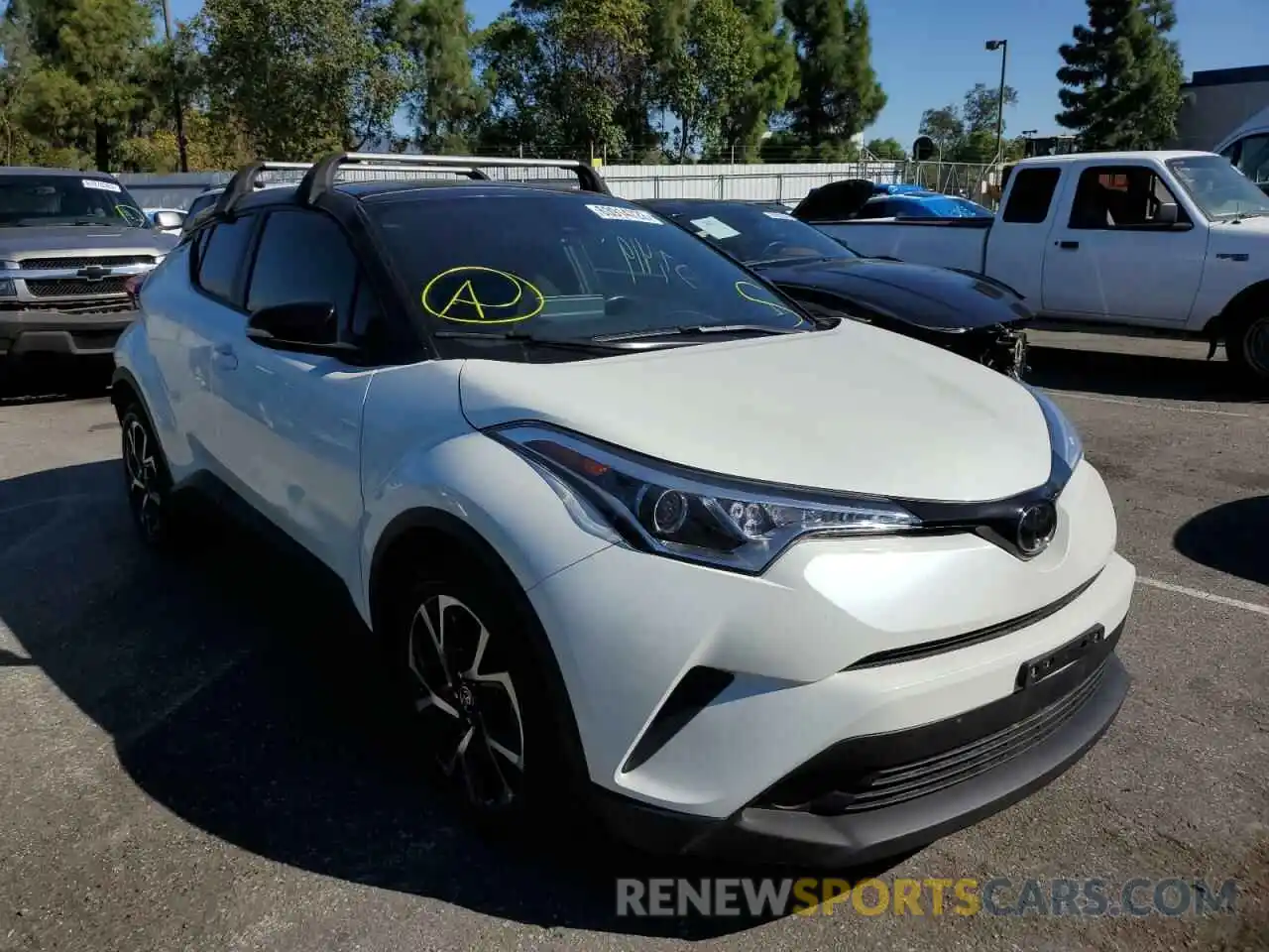 1 Photograph of a damaged car JTNKHMBX4K1049777 TOYOTA C-HR 2019