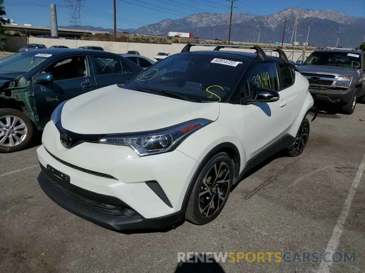 2 Photograph of a damaged car JTNKHMBX4K1049777 TOYOTA C-HR 2019