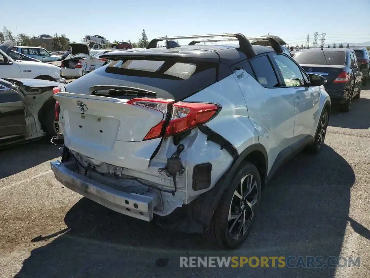 4 Photograph of a damaged car JTNKHMBX4K1049777 TOYOTA C-HR 2019