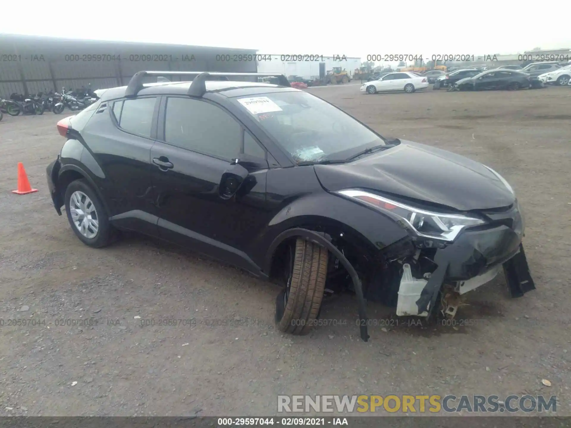 1 Photograph of a damaged car JTNKHMBX4K1049990 TOYOTA C-HR 2019