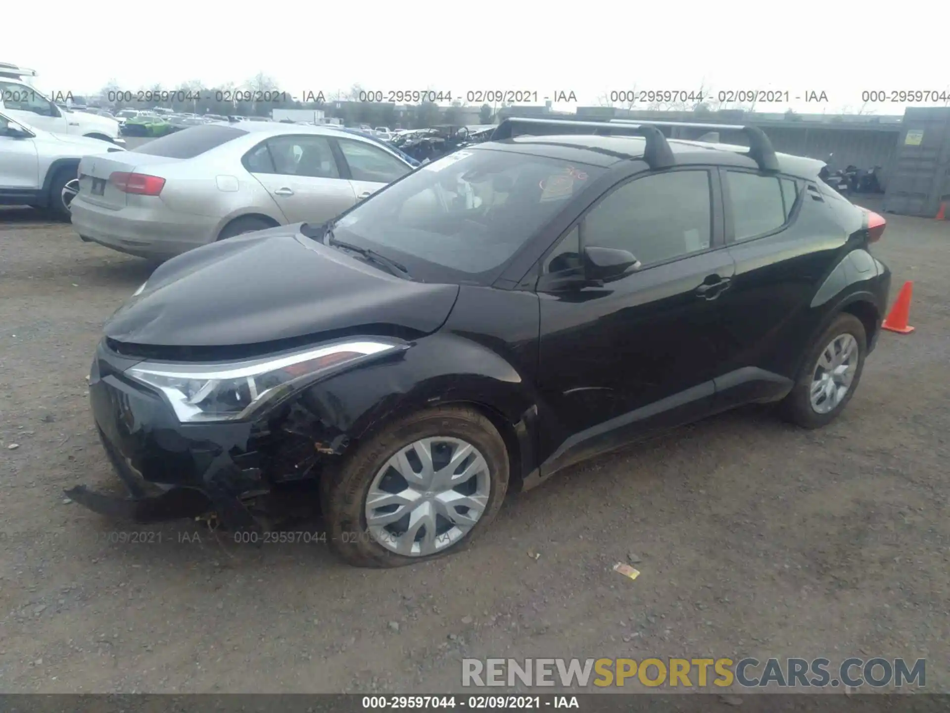 2 Photograph of a damaged car JTNKHMBX4K1049990 TOYOTA C-HR 2019