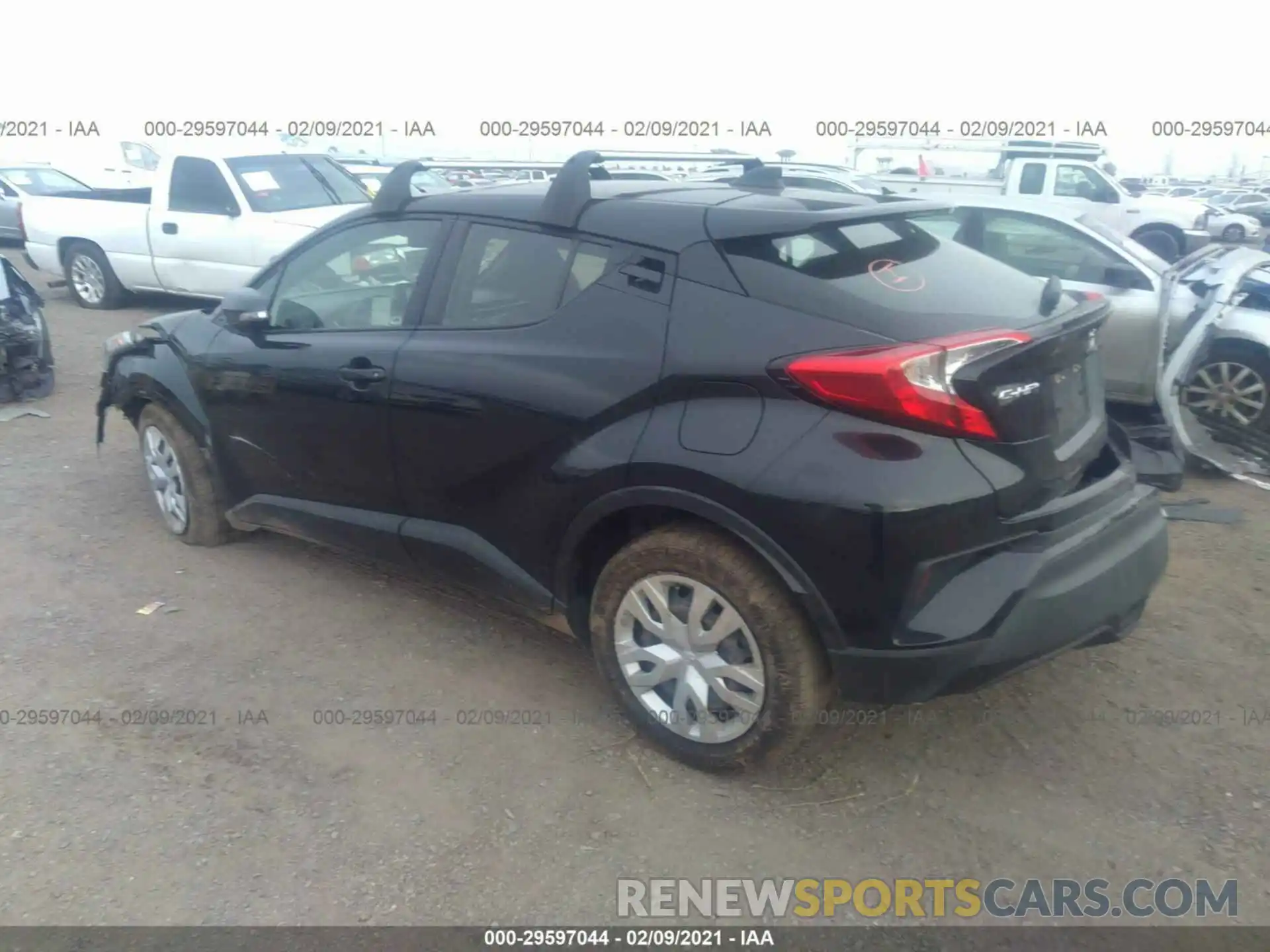 3 Photograph of a damaged car JTNKHMBX4K1049990 TOYOTA C-HR 2019