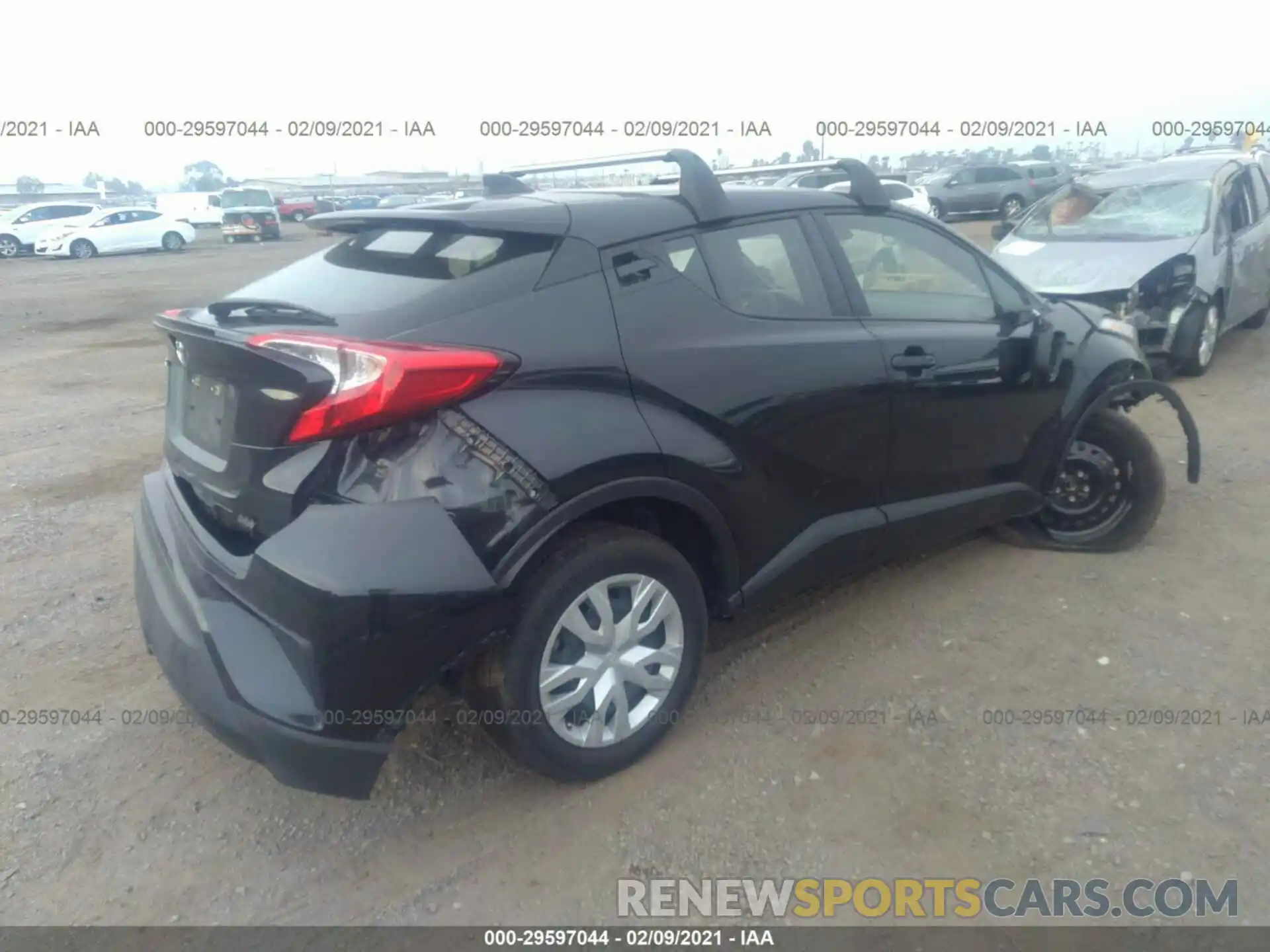 4 Photograph of a damaged car JTNKHMBX4K1049990 TOYOTA C-HR 2019