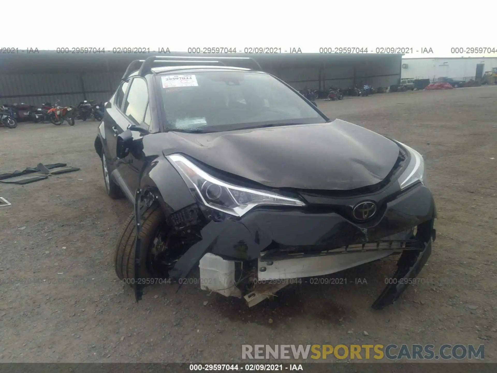 6 Photograph of a damaged car JTNKHMBX4K1049990 TOYOTA C-HR 2019