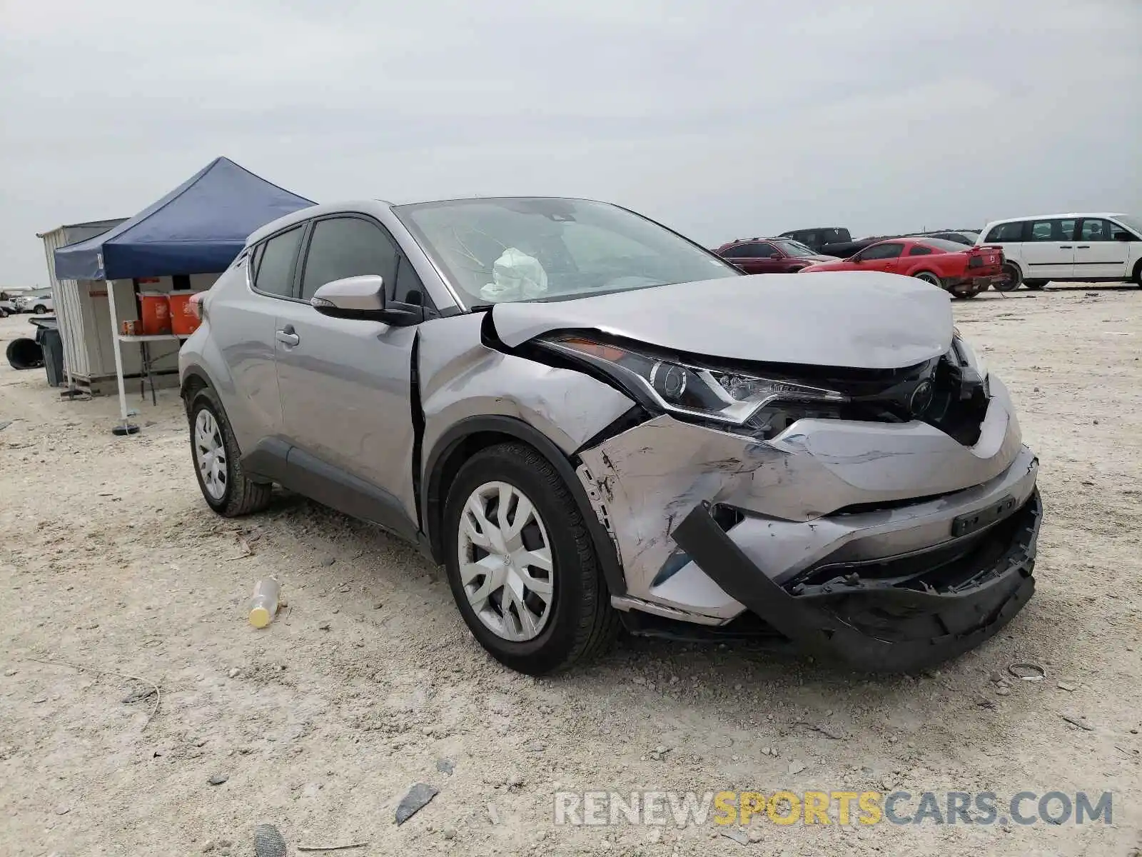 1 Photograph of a damaged car JTNKHMBX4K1050783 TOYOTA C-HR 2019