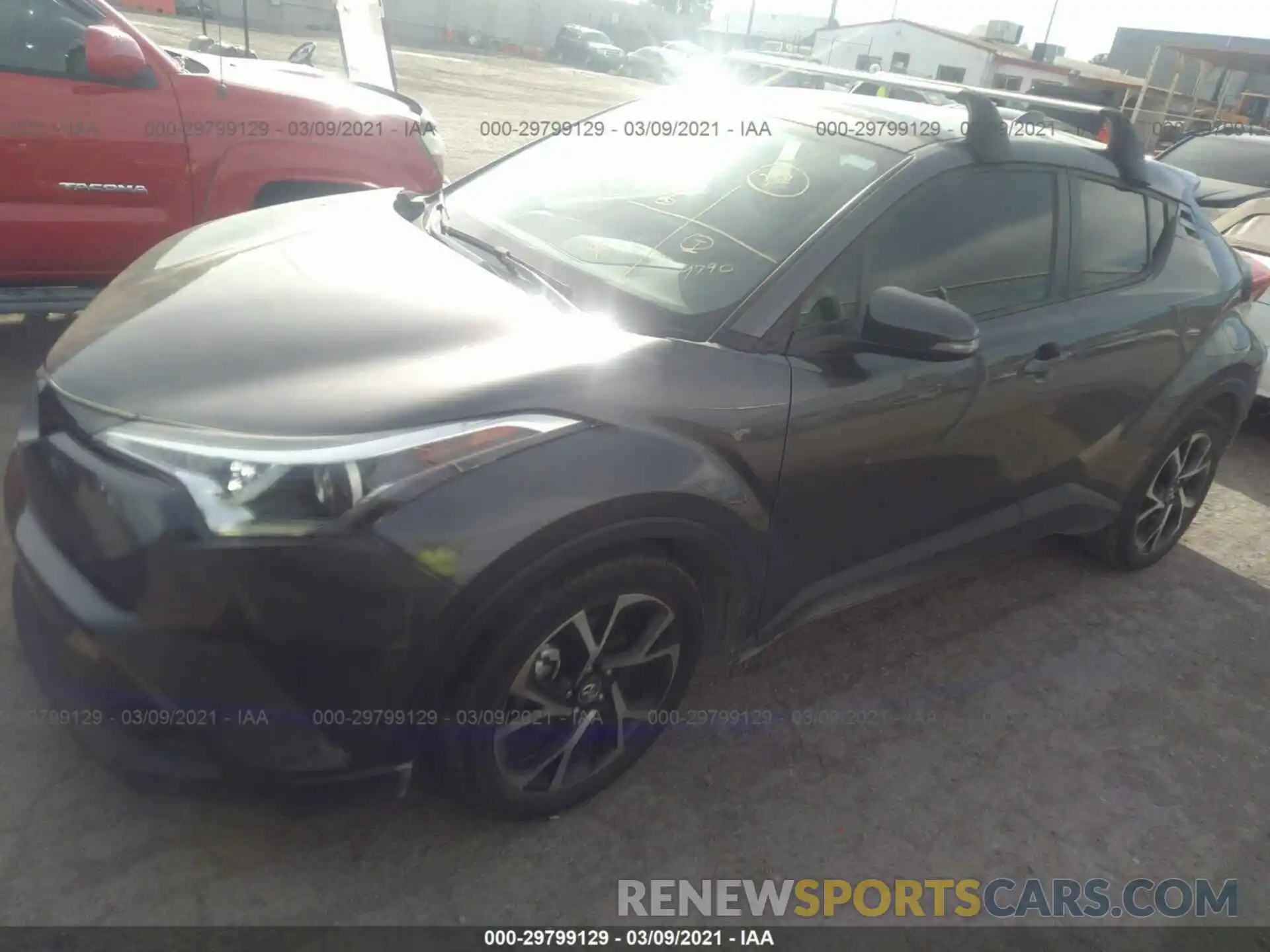 2 Photograph of a damaged car JTNKHMBX4K1051559 TOYOTA C-HR 2019