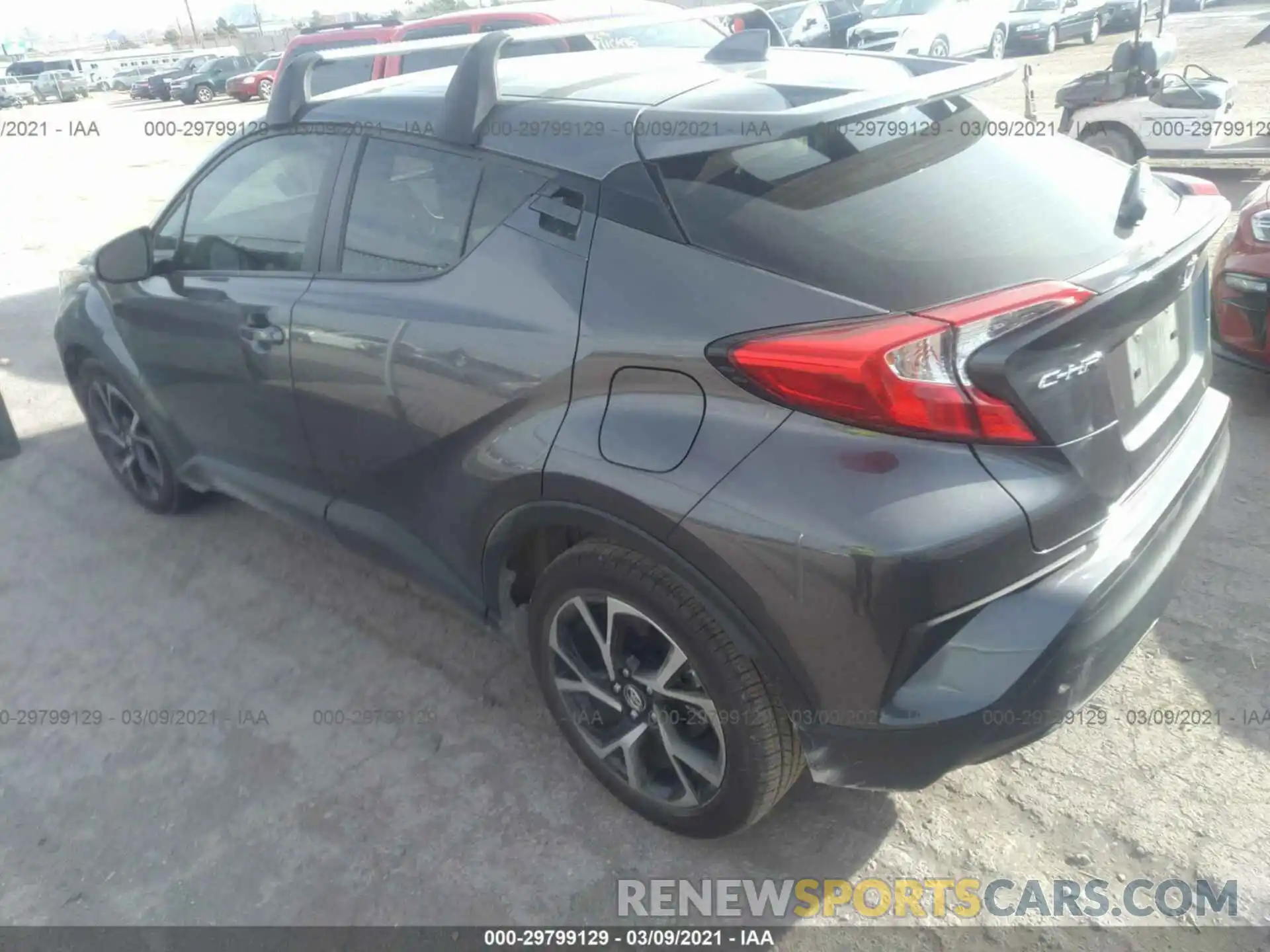 3 Photograph of a damaged car JTNKHMBX4K1051559 TOYOTA C-HR 2019