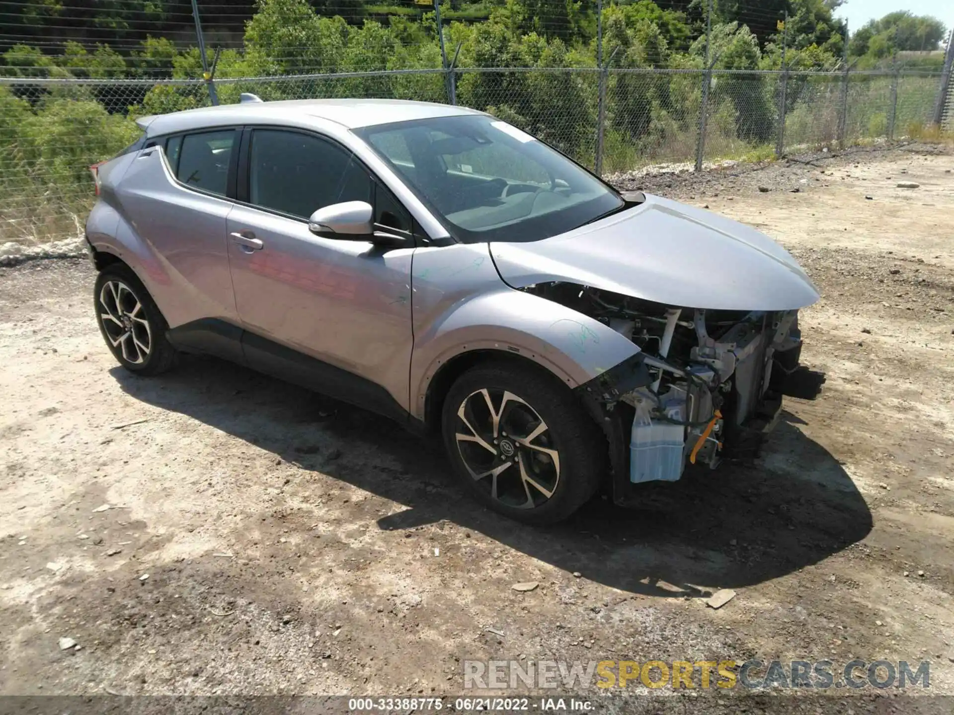 1 Photograph of a damaged car JTNKHMBX4K1052159 TOYOTA C-HR 2019