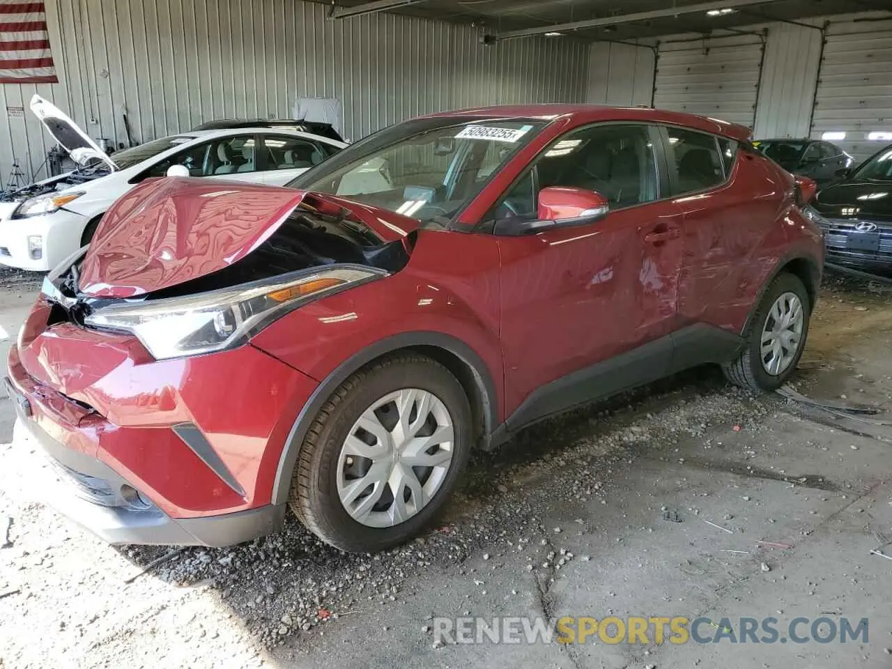 1 Photograph of a damaged car JTNKHMBX4K1053263 TOYOTA C-HR 2019