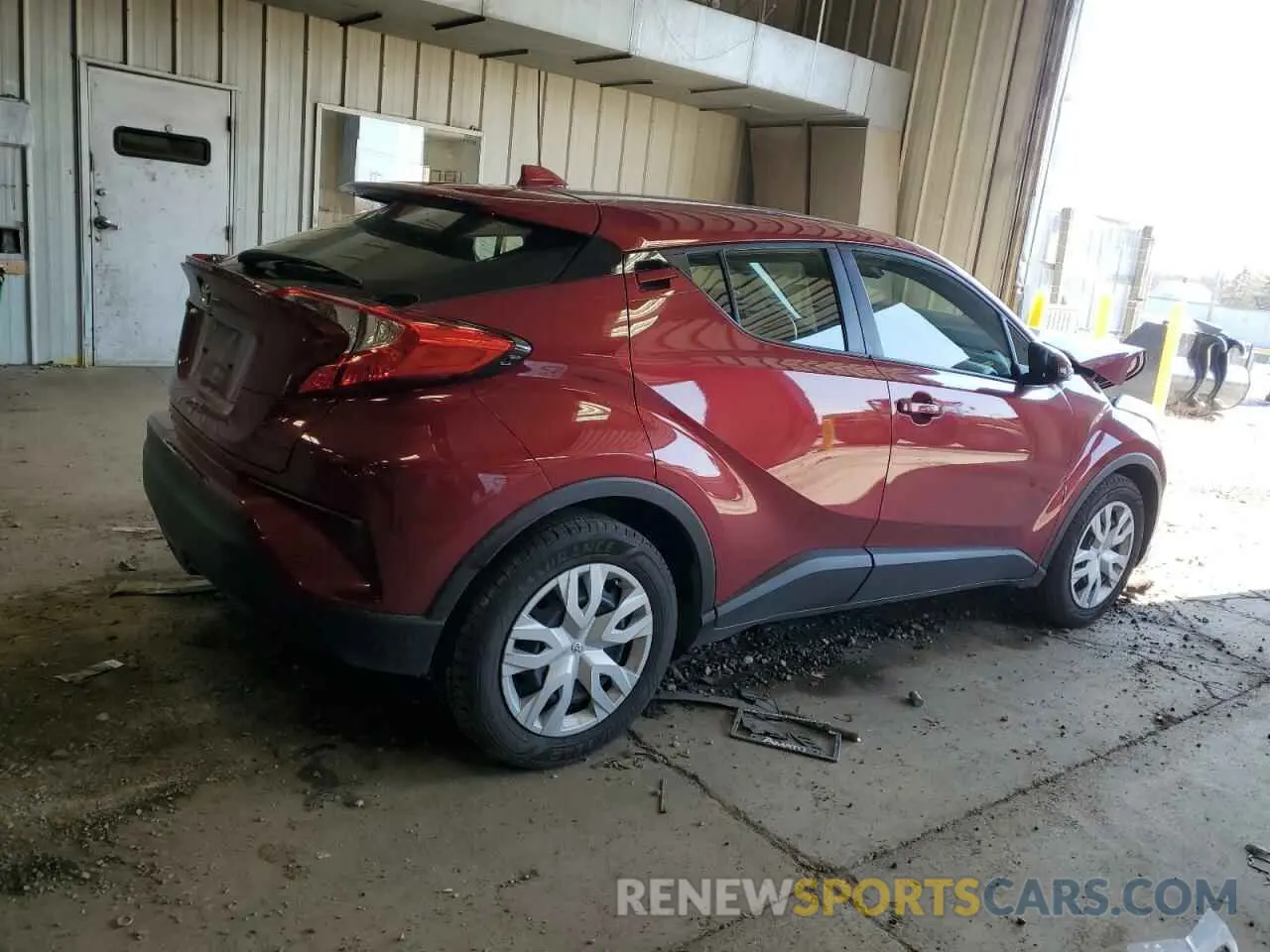 3 Photograph of a damaged car JTNKHMBX4K1053263 TOYOTA C-HR 2019