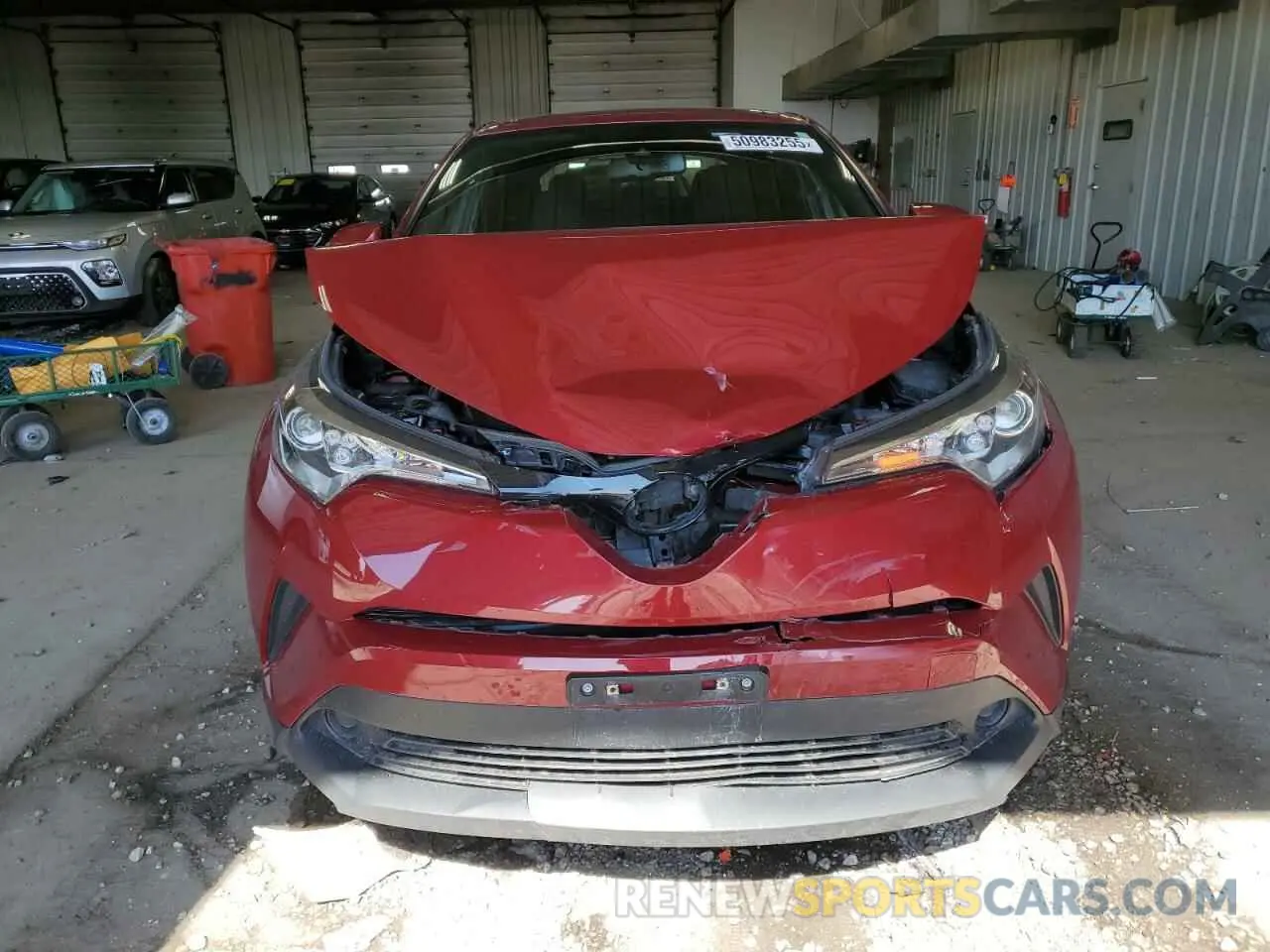 5 Photograph of a damaged car JTNKHMBX4K1053263 TOYOTA C-HR 2019