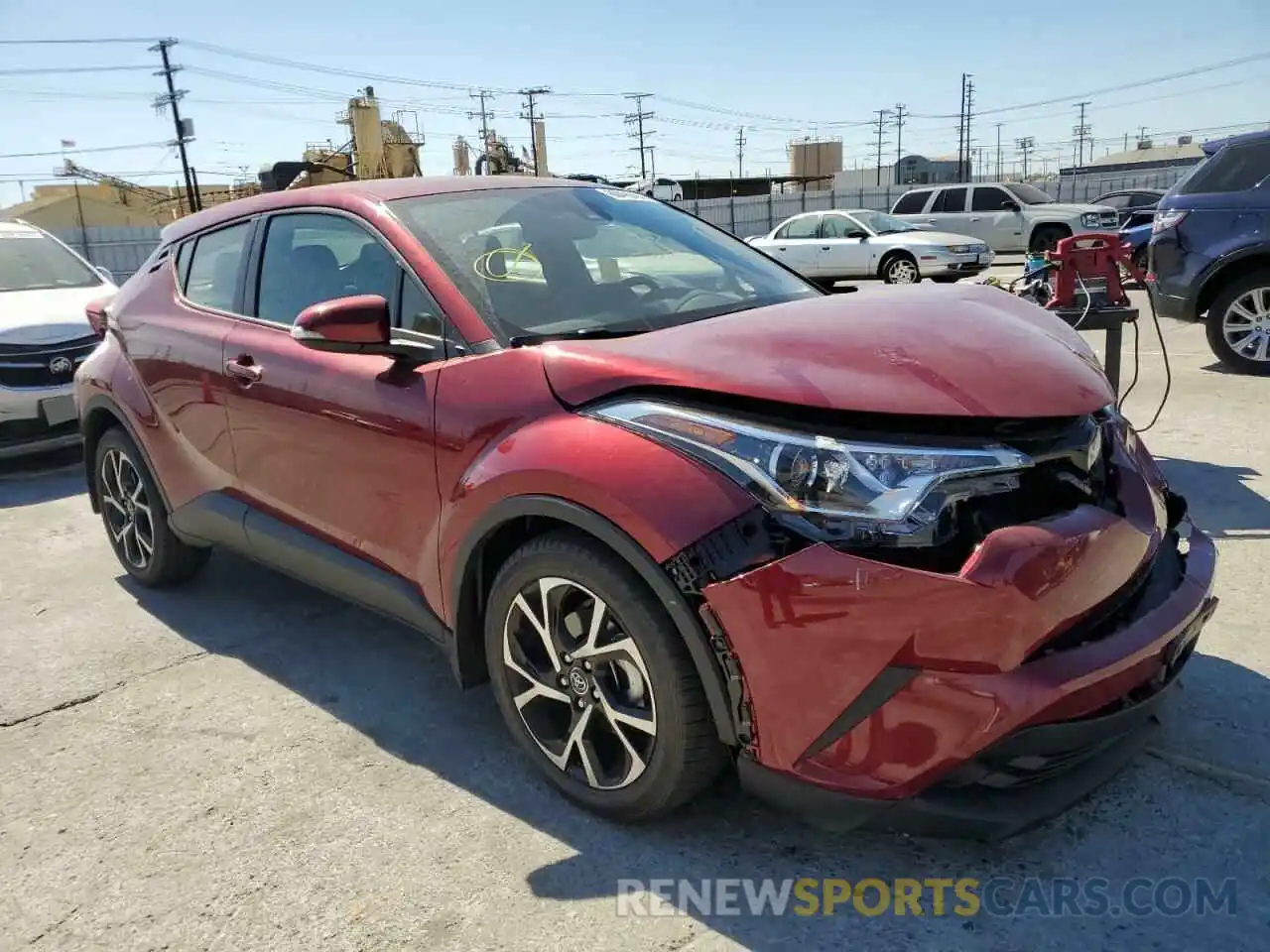 1 Photograph of a damaged car JTNKHMBX4K1053506 TOYOTA C-HR 2019