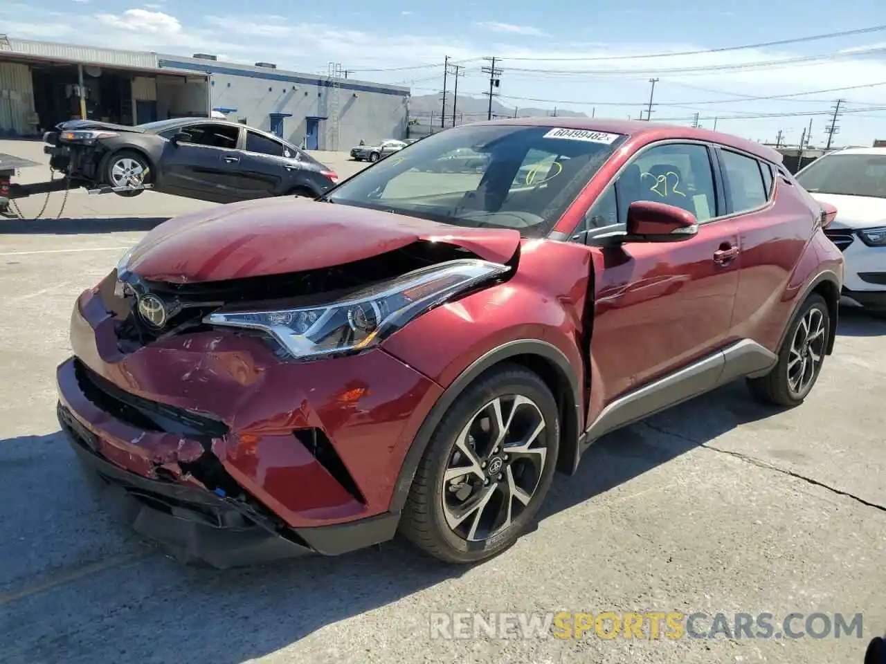 2 Photograph of a damaged car JTNKHMBX4K1053506 TOYOTA C-HR 2019