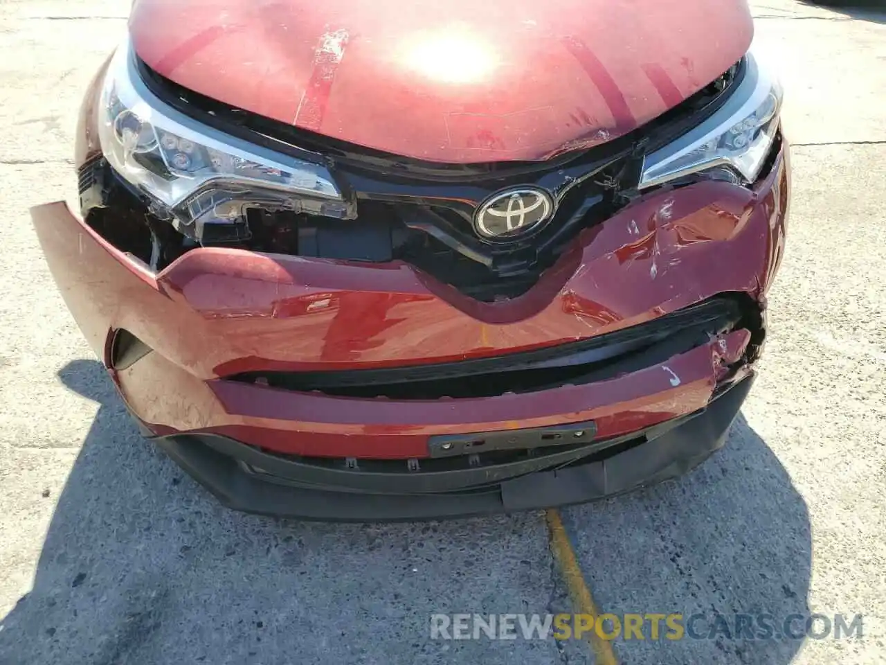 9 Photograph of a damaged car JTNKHMBX4K1053506 TOYOTA C-HR 2019