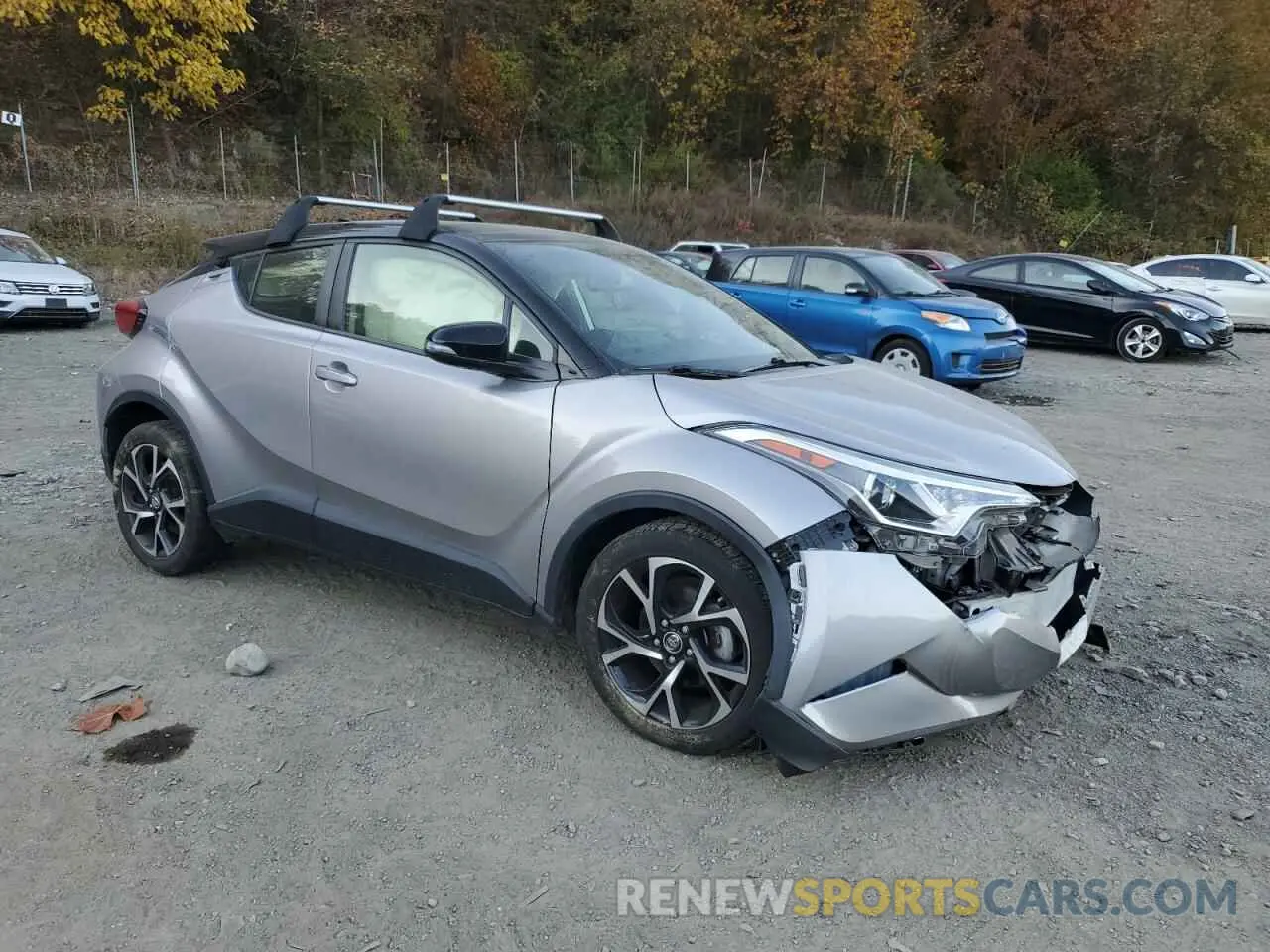 4 Photograph of a damaged car JTNKHMBX4K1054588 TOYOTA C-HR 2019