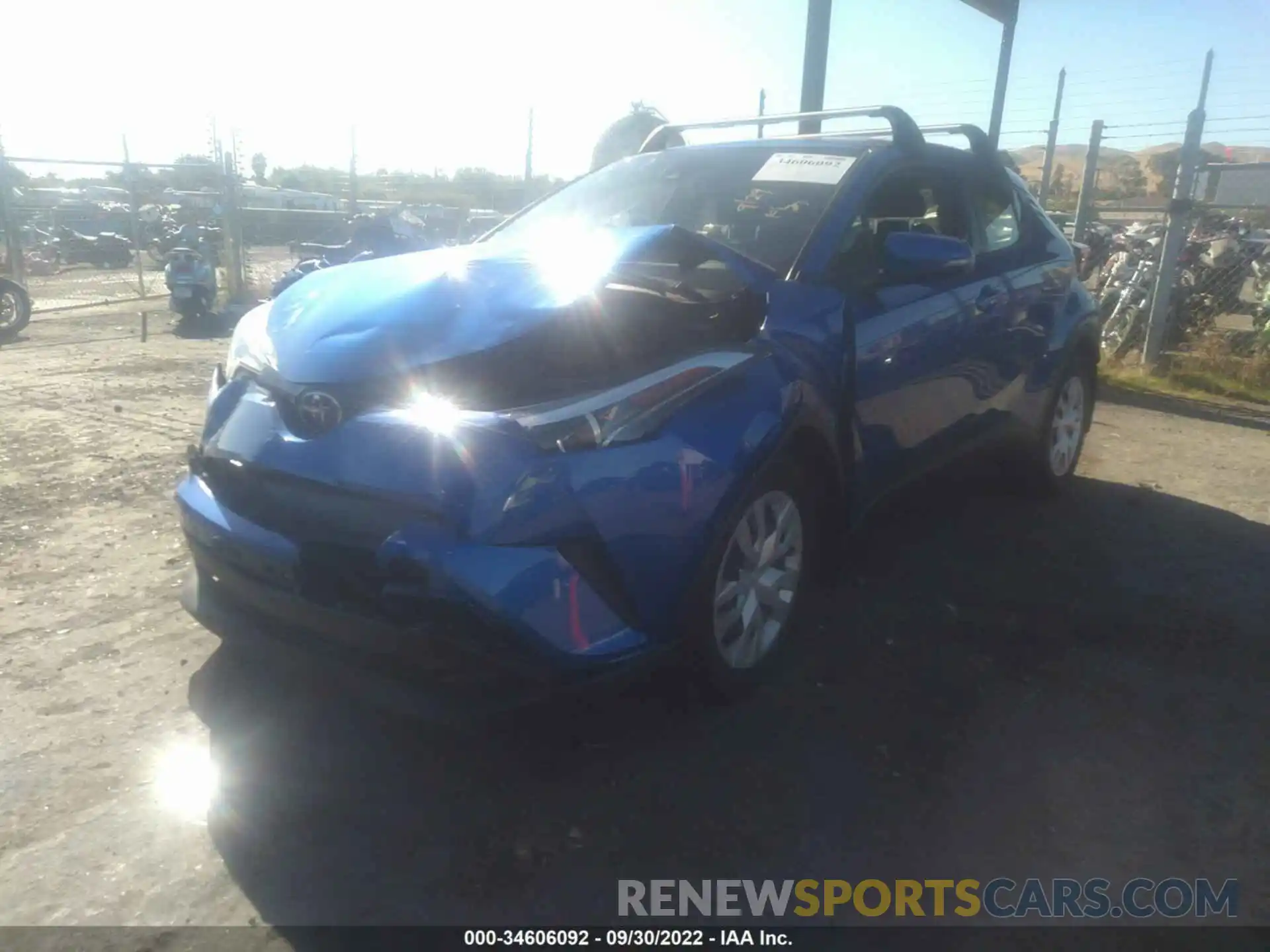 2 Photograph of a damaged car JTNKHMBX4K1055210 TOYOTA C-HR 2019