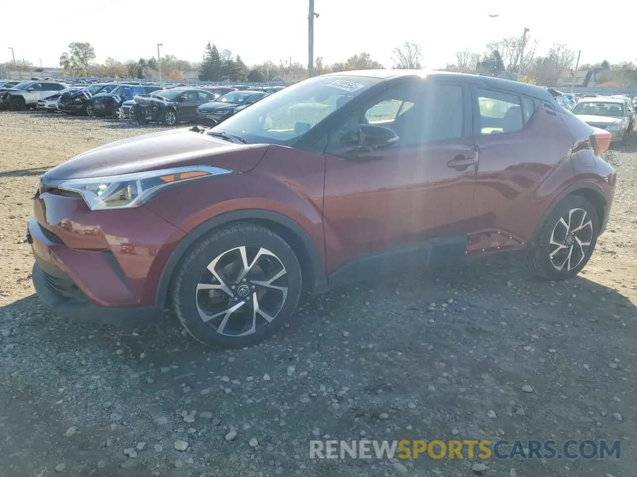 1 Photograph of a damaged car JTNKHMBX4K1056678 TOYOTA C-HR 2019