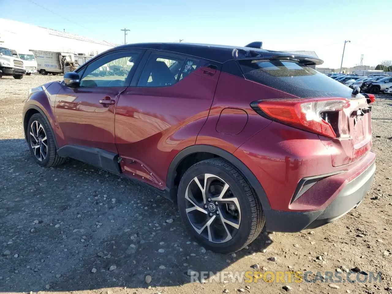 2 Photograph of a damaged car JTNKHMBX4K1056678 TOYOTA C-HR 2019
