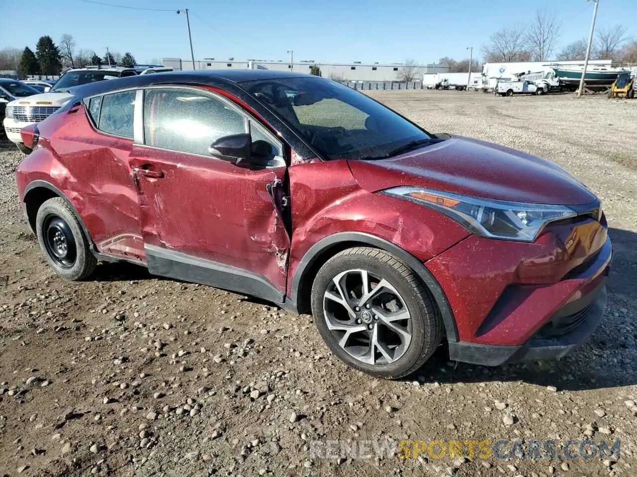 4 Photograph of a damaged car JTNKHMBX4K1056678 TOYOTA C-HR 2019