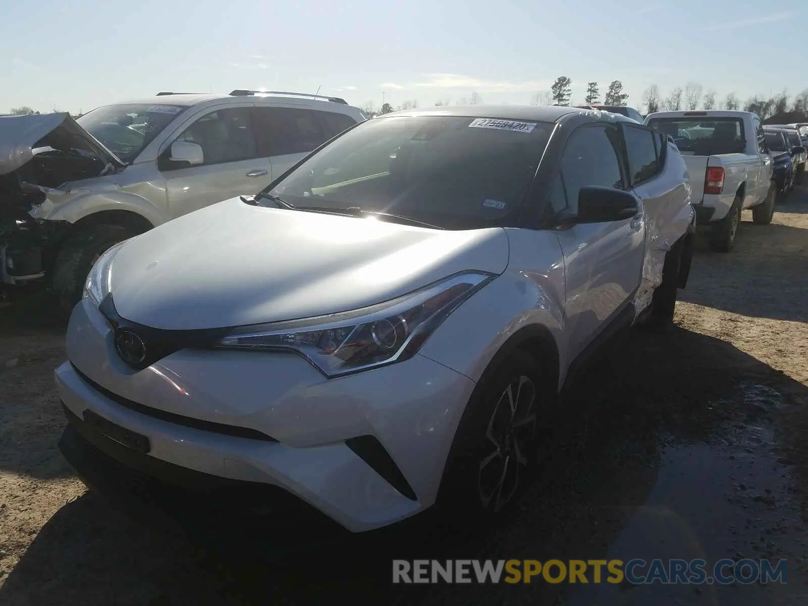 2 Photograph of a damaged car JTNKHMBX4K1058060 TOYOTA C-HR 2019